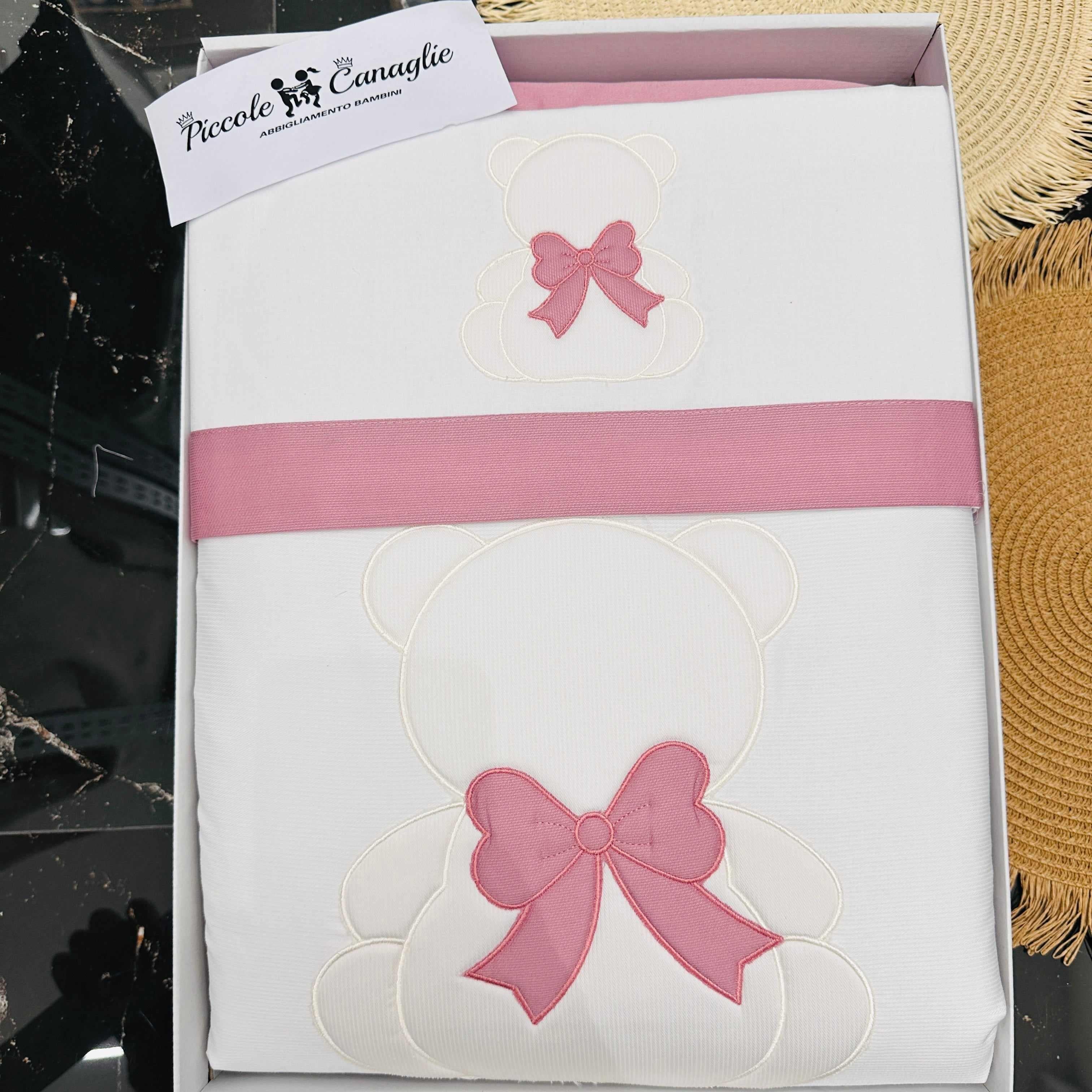 Set Completo carrozzina rosa antico SSCS028166