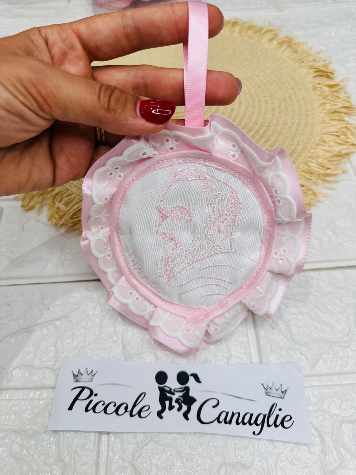 Medaglia Padre Pio Rosa Ng0505