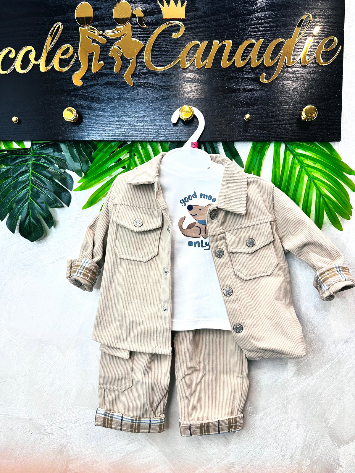 Completo Good Mood Beige Stelle E Pupi Beige