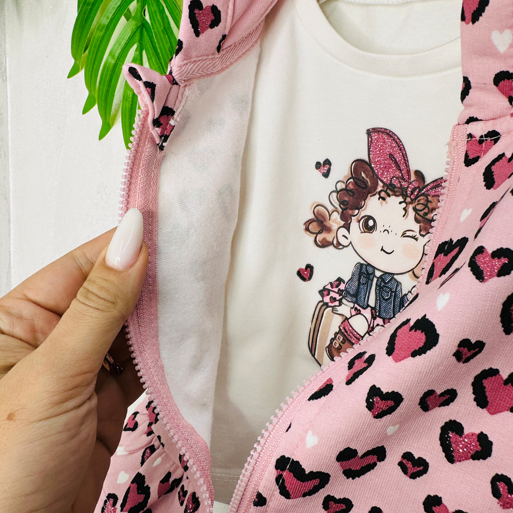 Tuta BabyLeopard Rosa