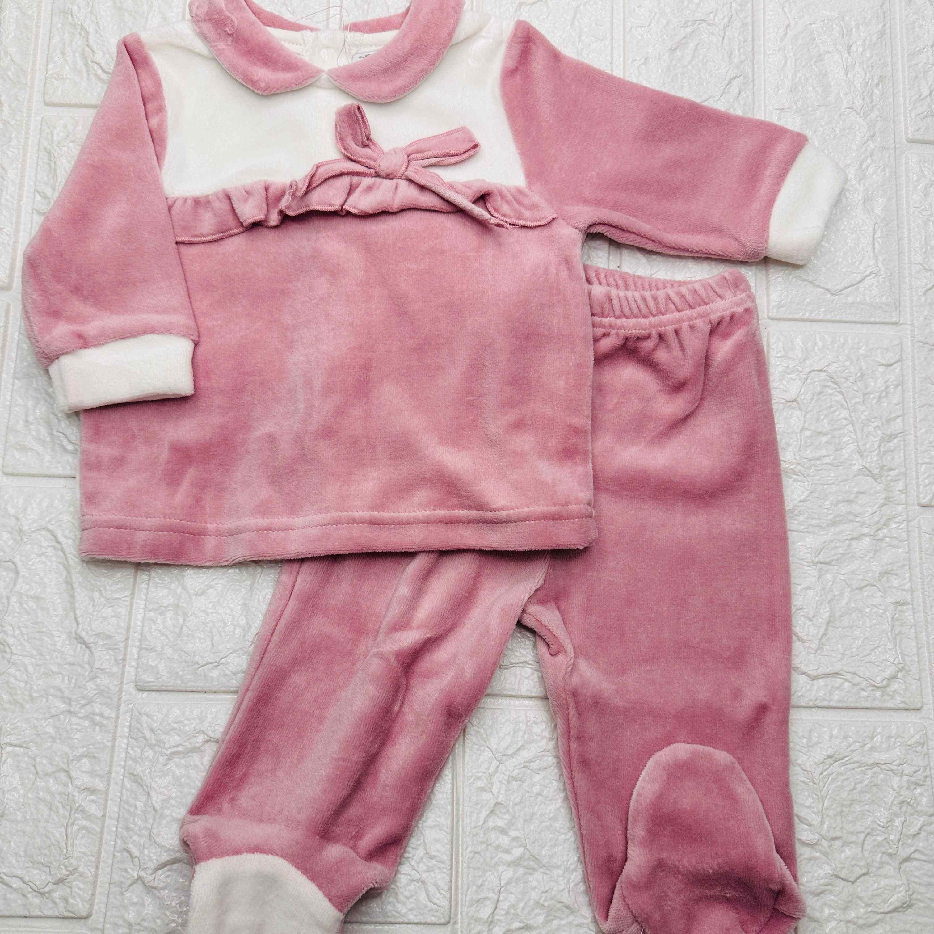 Tutina ciniglia rosa antico