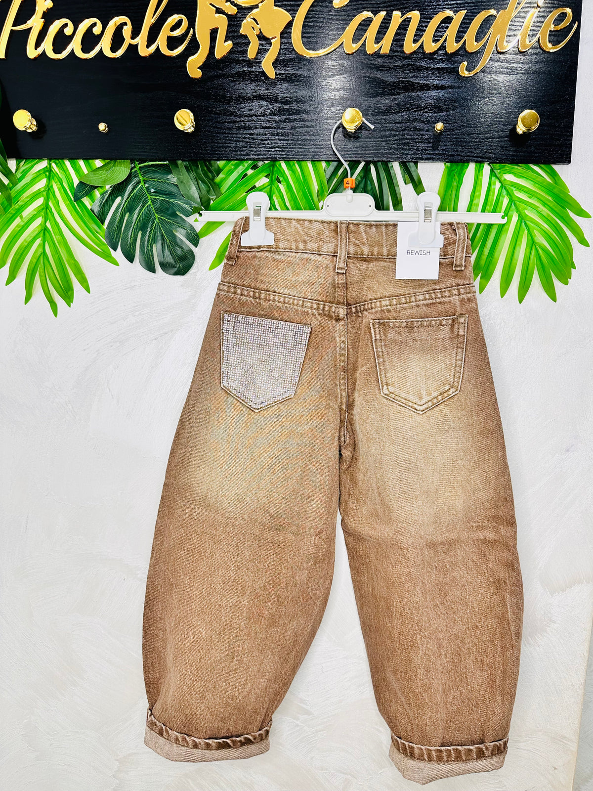 Jeans Ballon Slavato Biscotto Rw5035