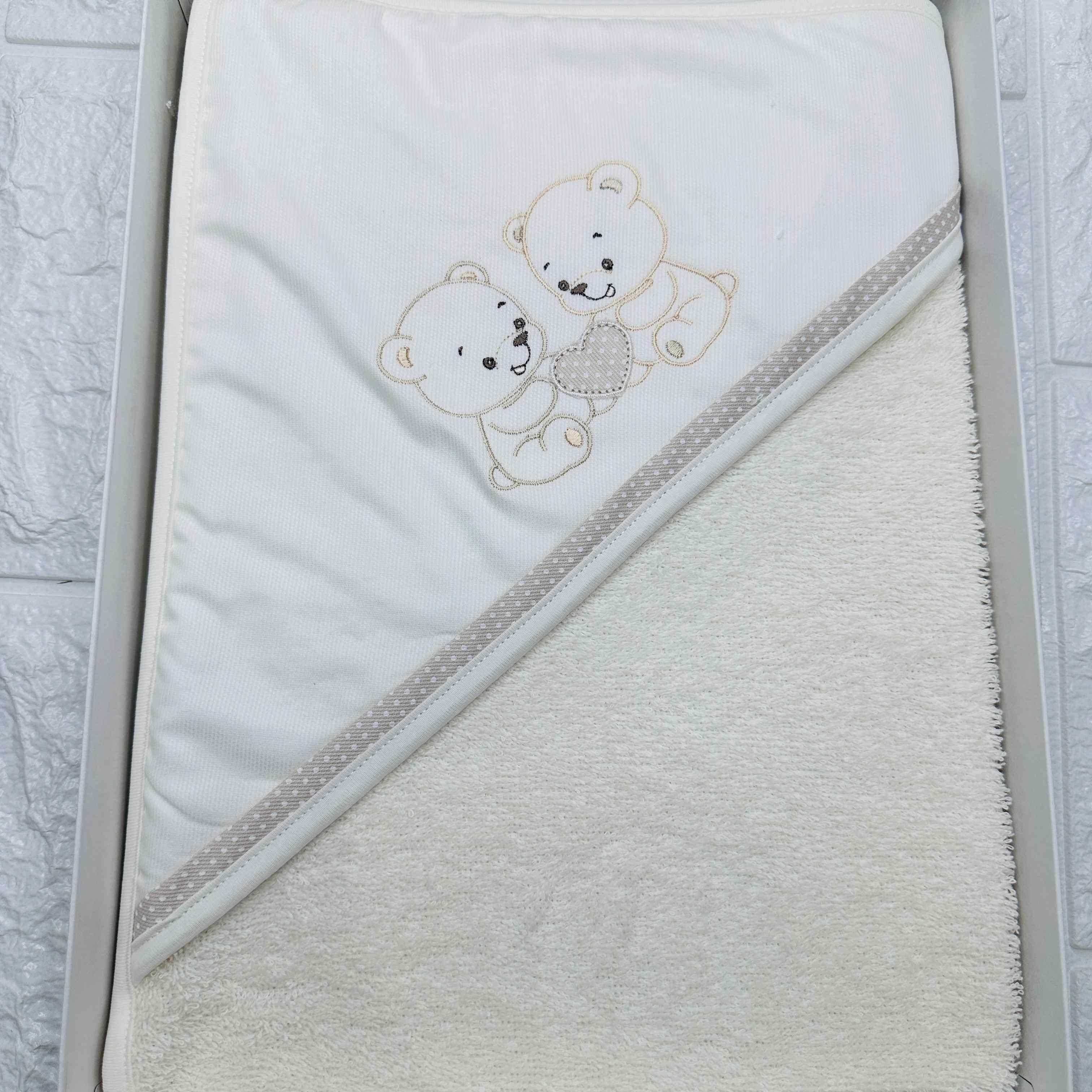 Accappatoio neonato neutro ART AR001153
