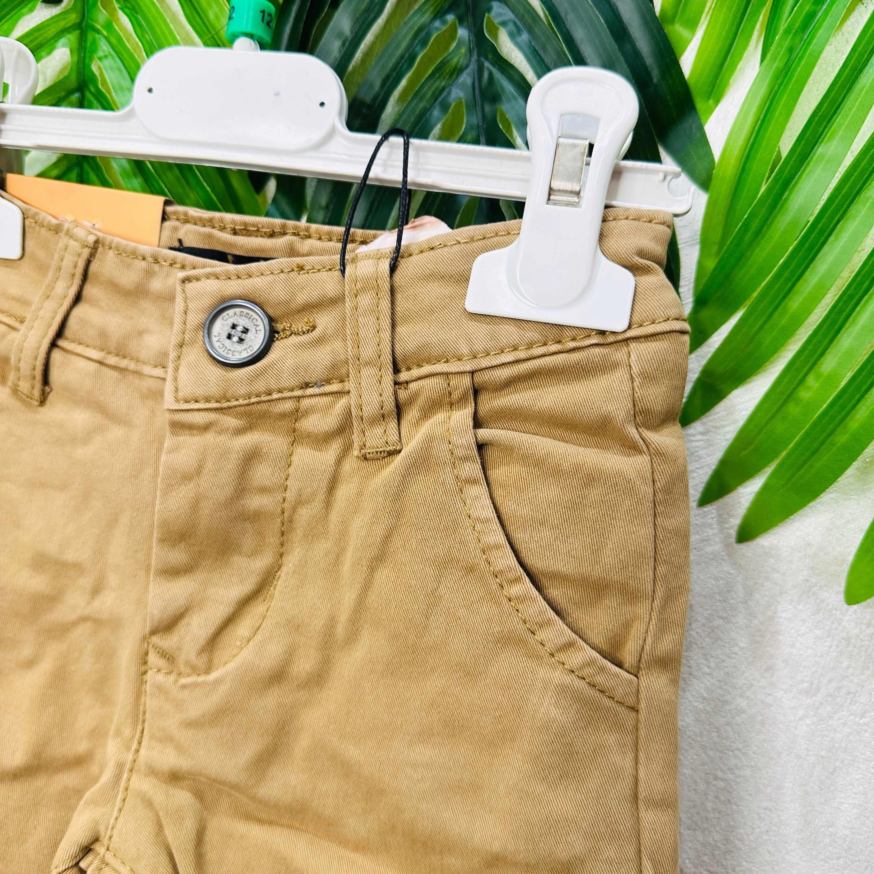 Pantalone Tasche Filo Begie mesi