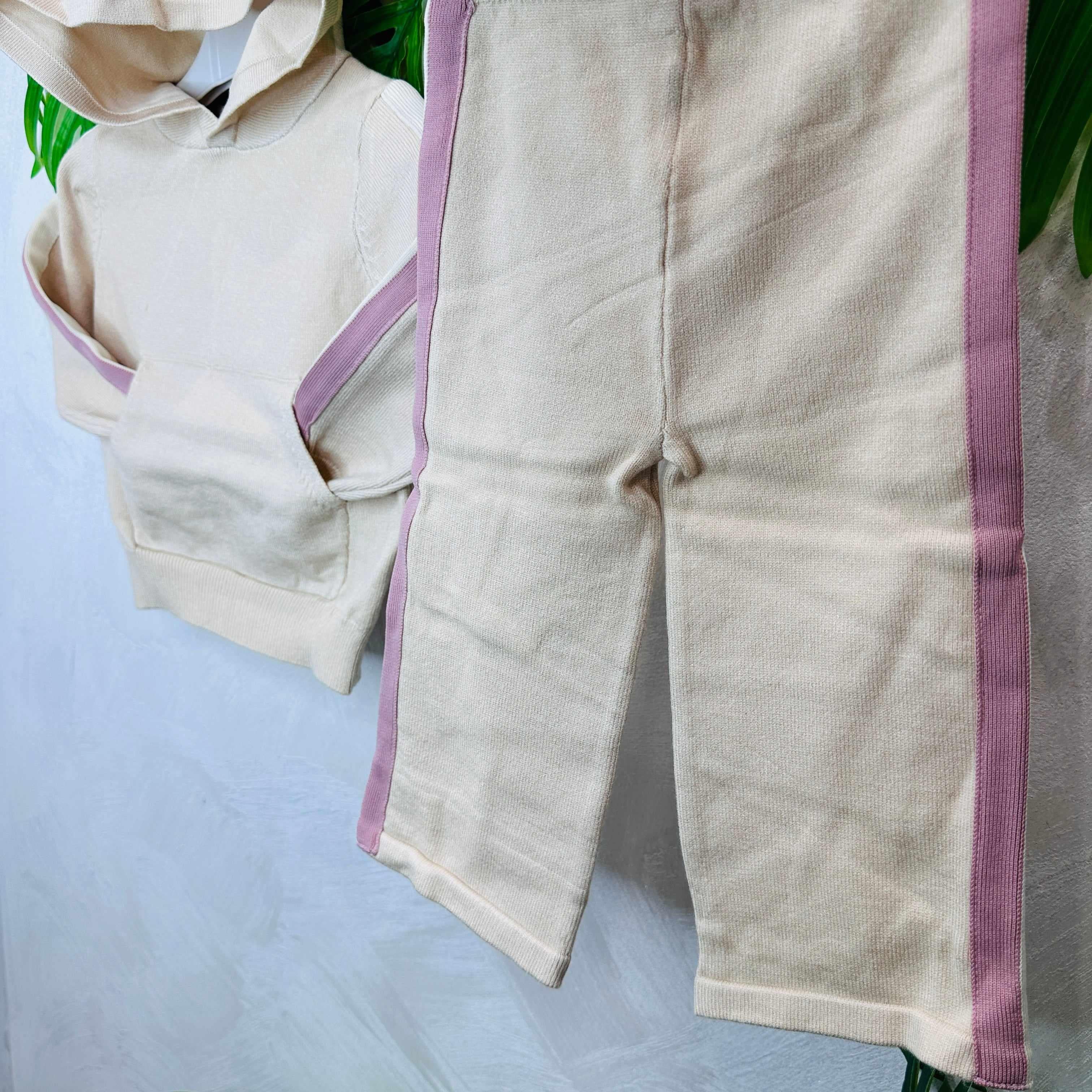 Completo freddy In maglia panna