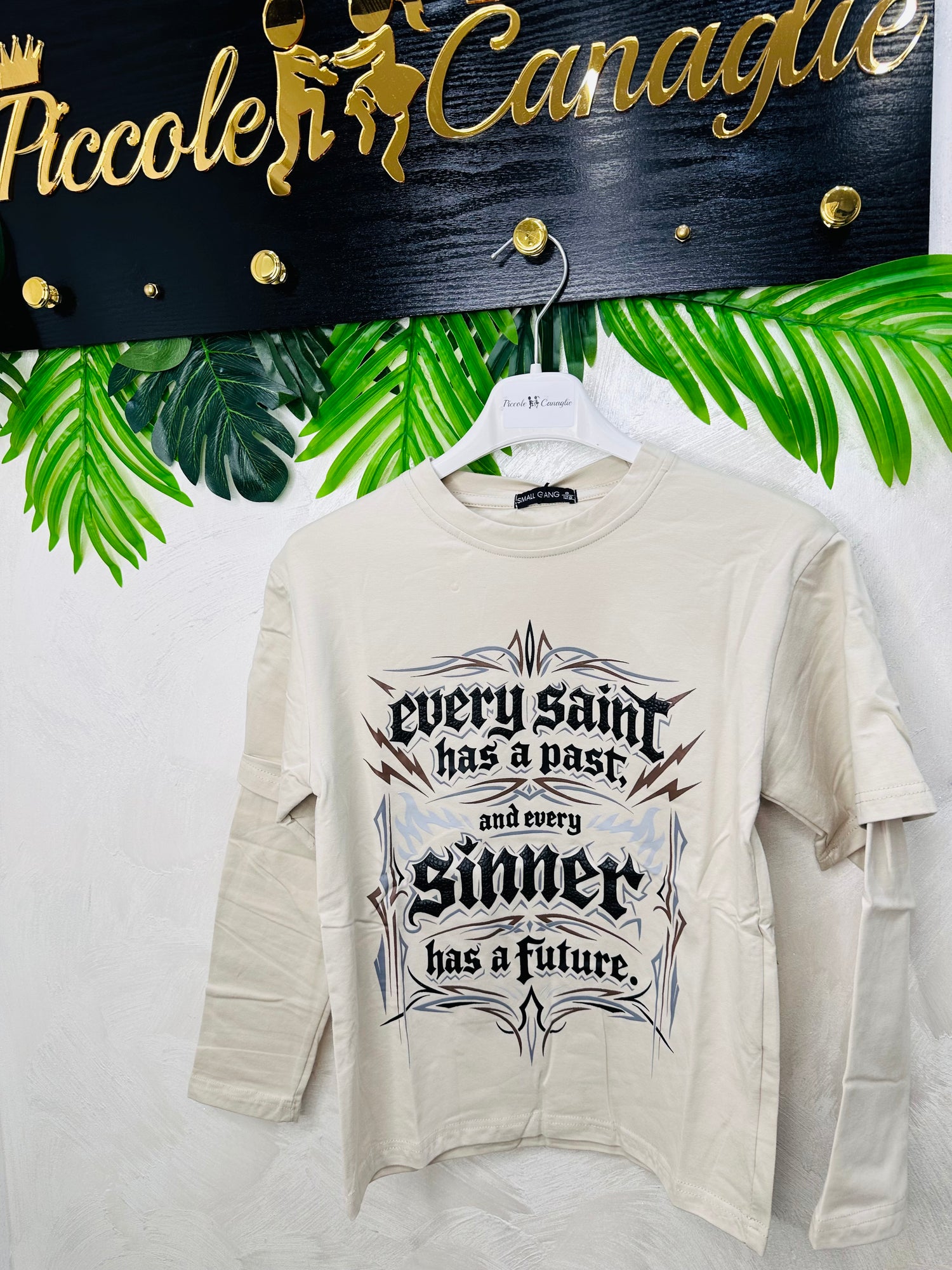Maglia Vintage Maschietto Style Beige D6210