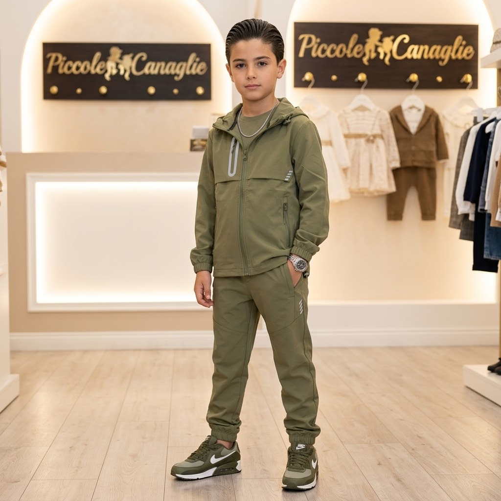Tuta Style Moda Boys 02 Verdone