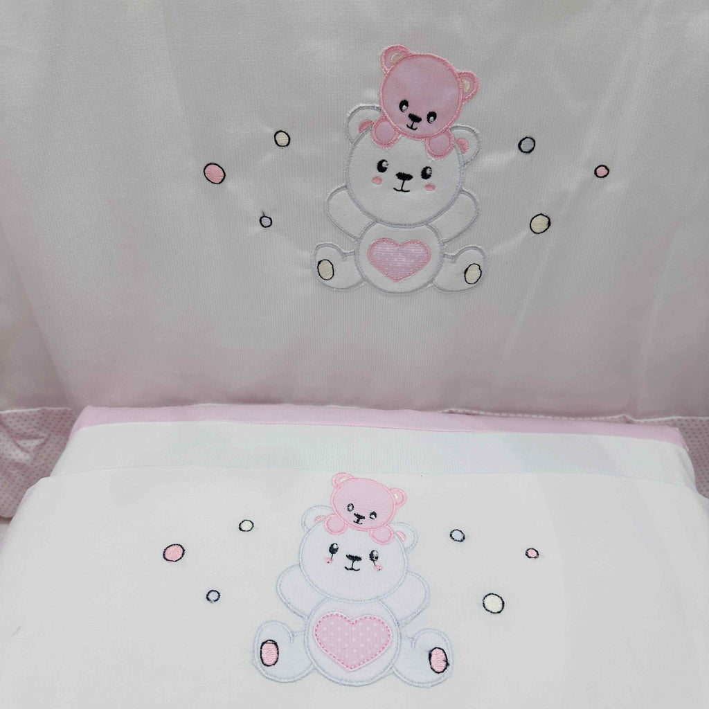 Set completo culla Orso suona  Rosa