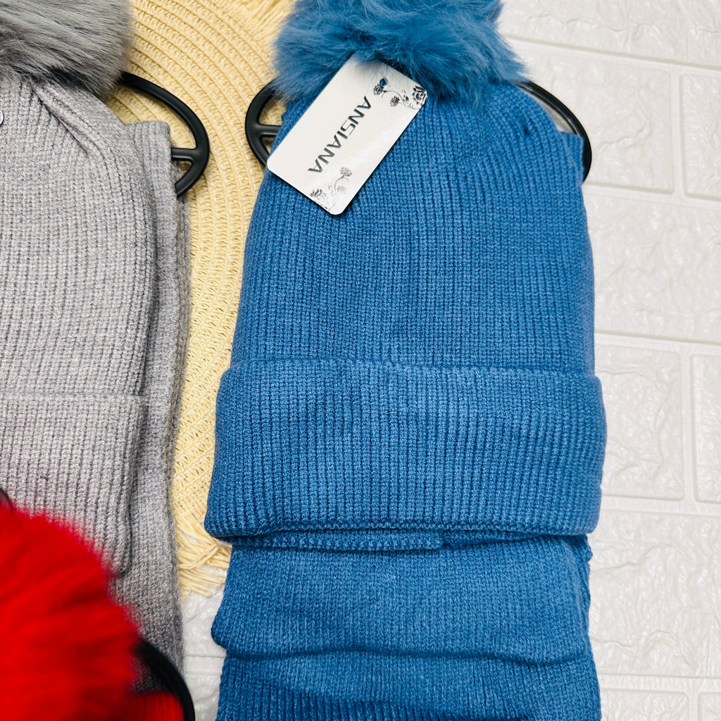 Cappello + sciarpa Righe 384268