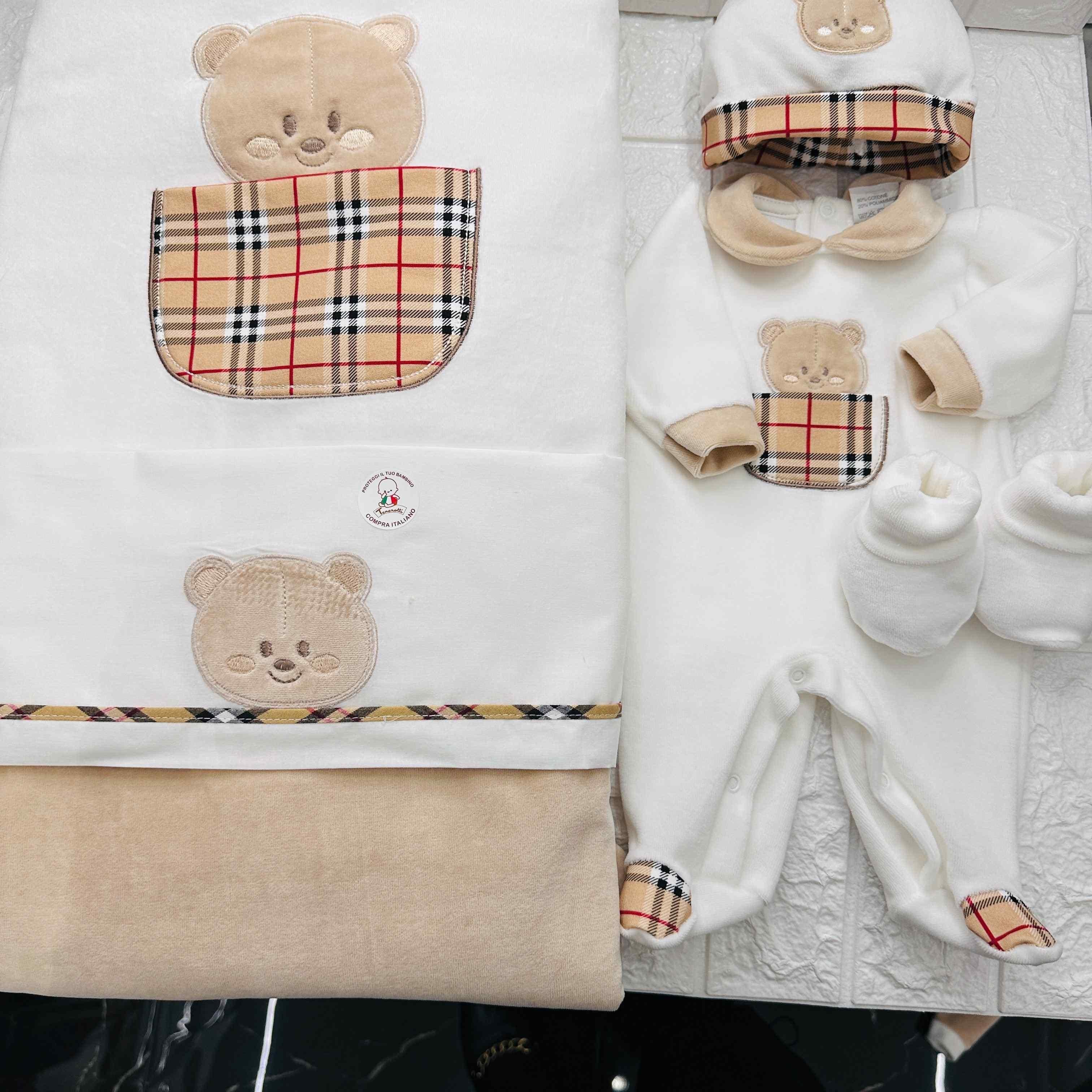 Set Nascita in Ciniglia Orso Barbery