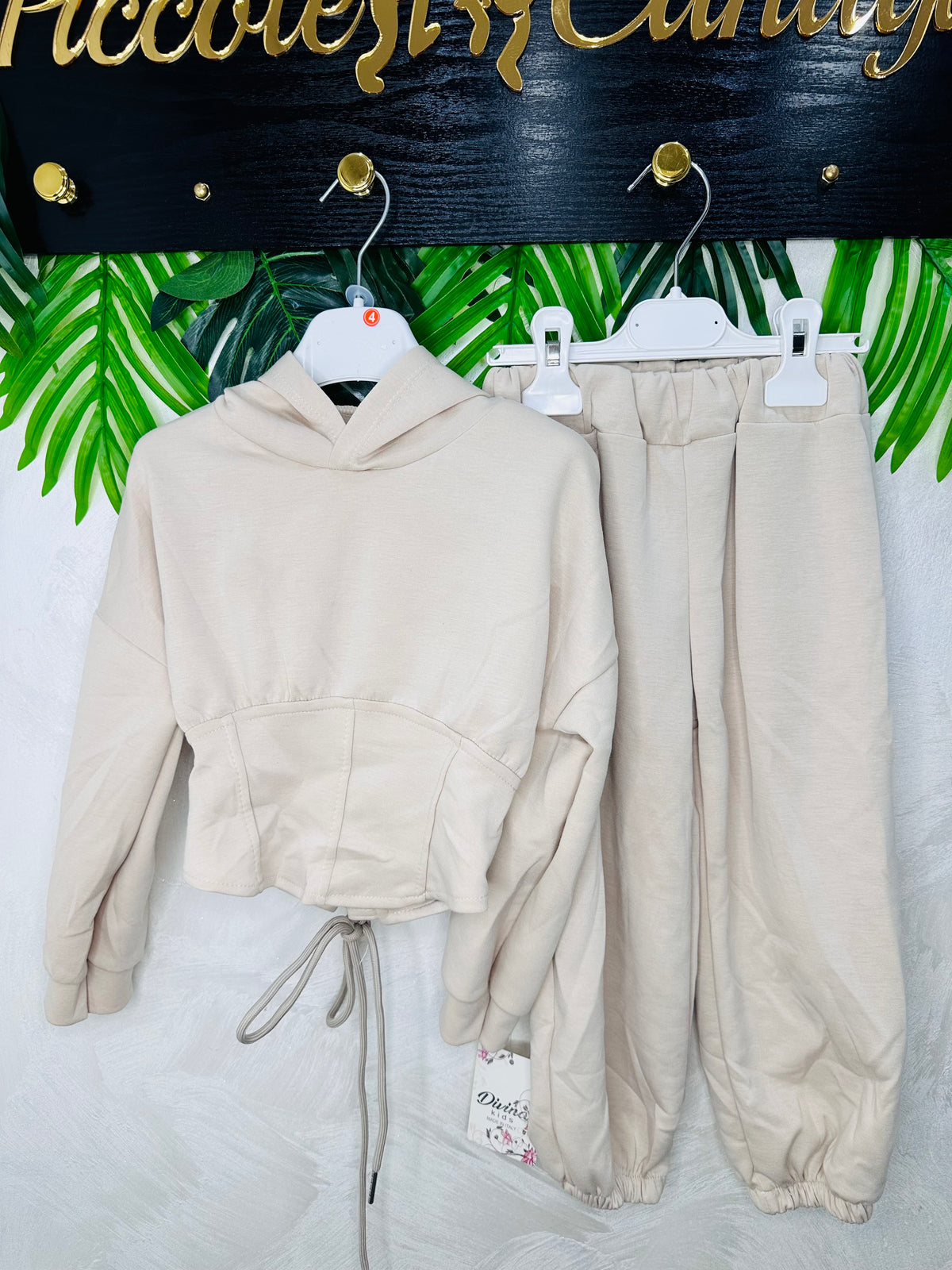 Tuta Baddie Beige  Divina 9828