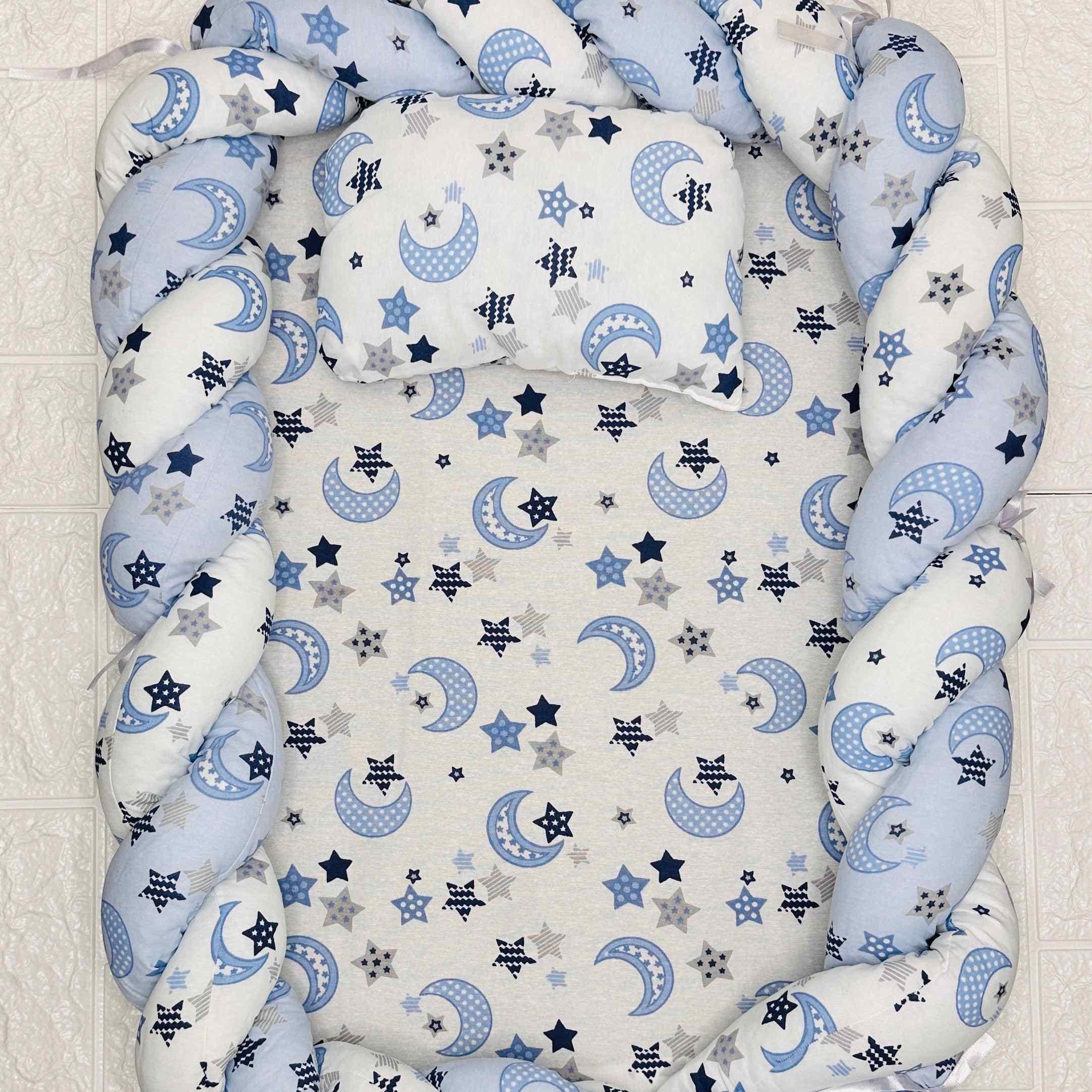 Riduttore culla celeste 50x80 cm
