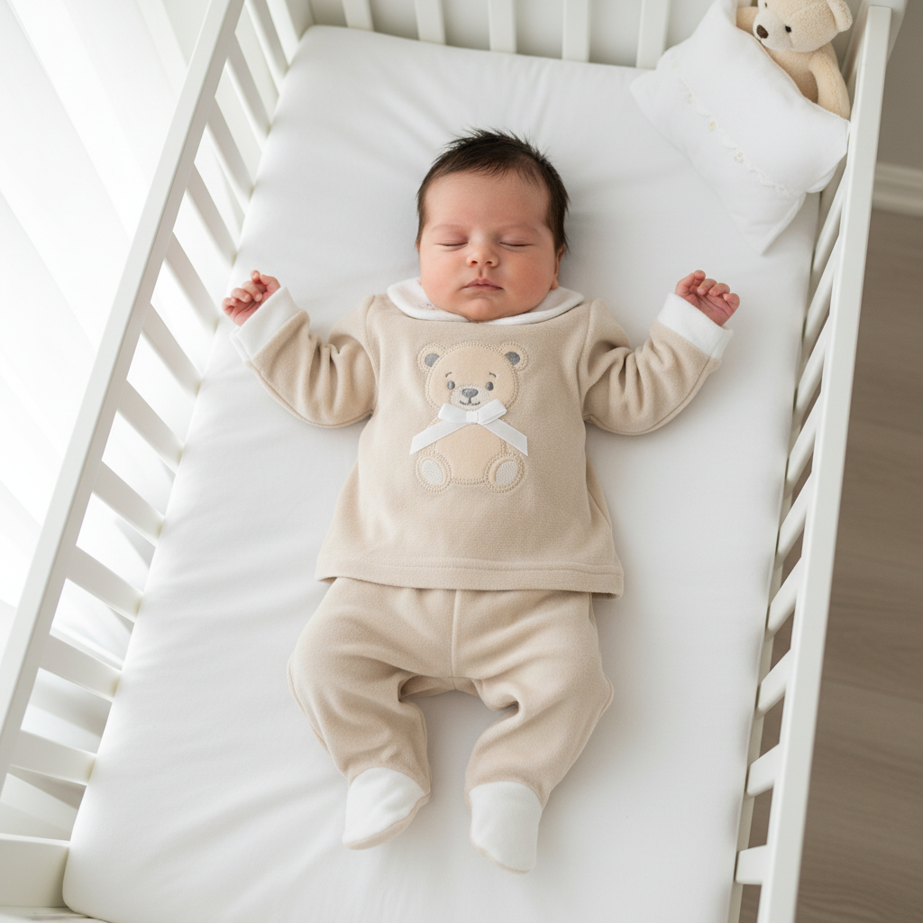 Tutina Completo Ciniglia Orsetto Beige Prxb505/5f