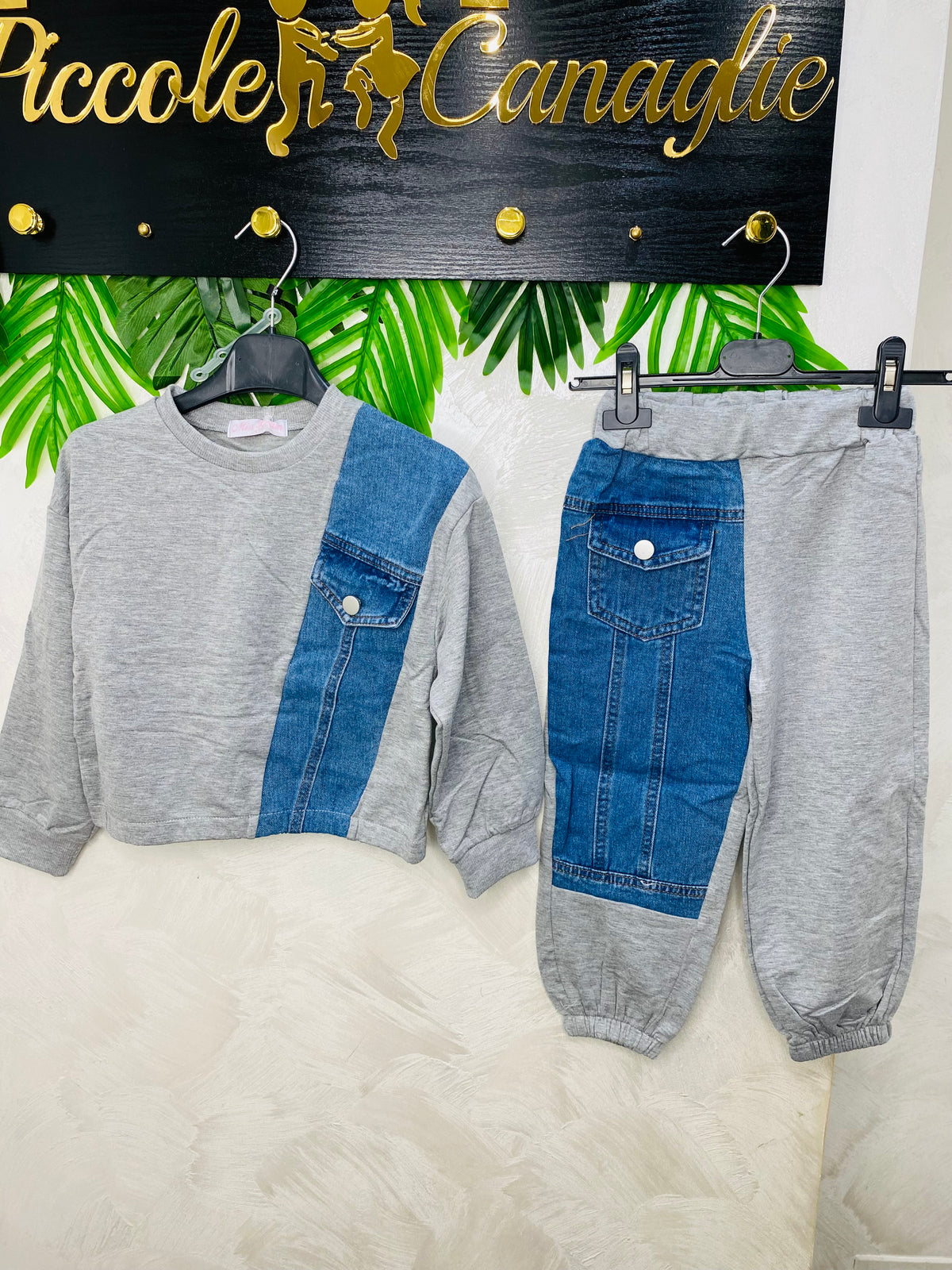 Tuta Zyf086 Grigio Denim Style
