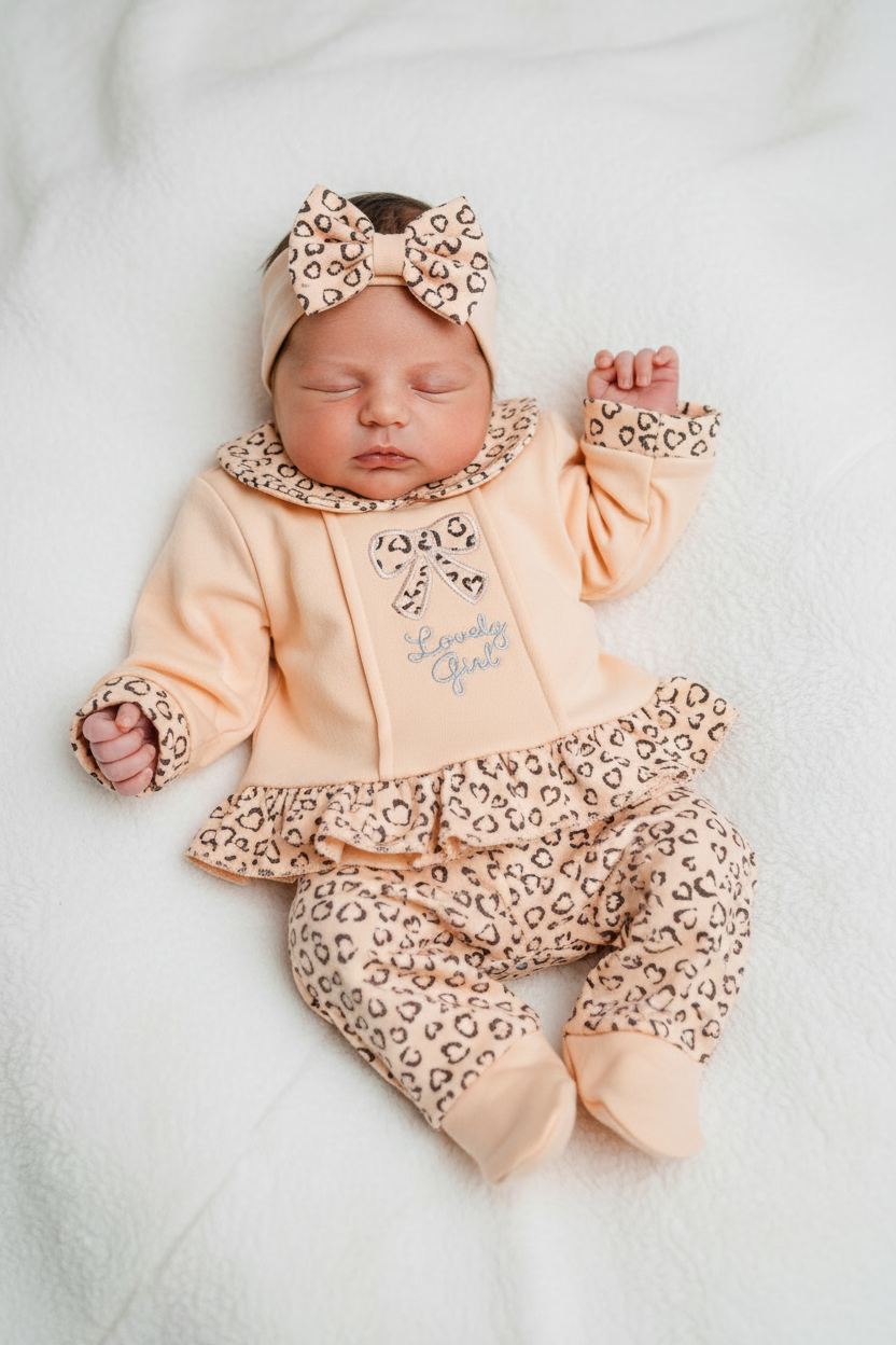 Tutina Completo Cotone Con Accessori Animalier