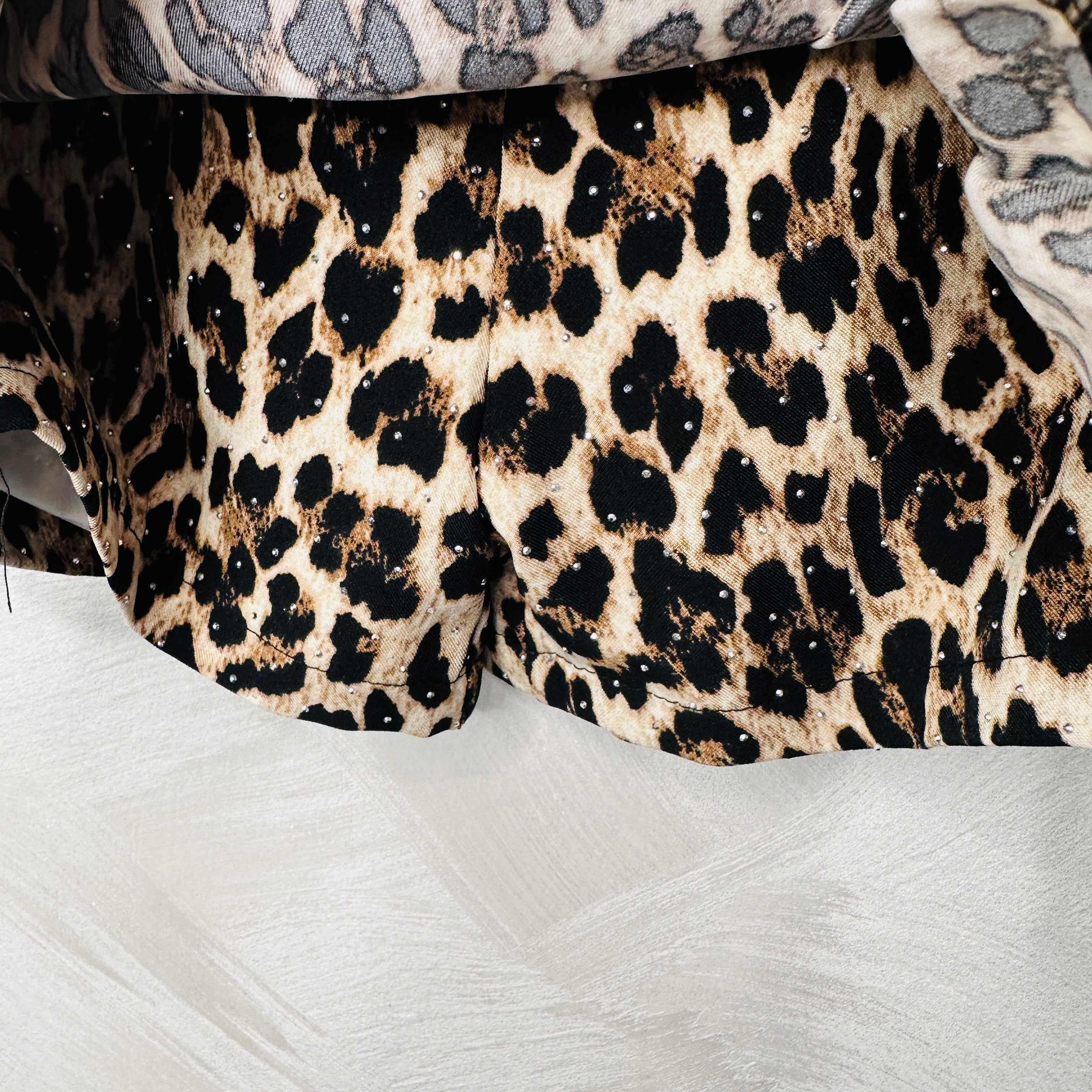 Completo bimba cravatta animalier