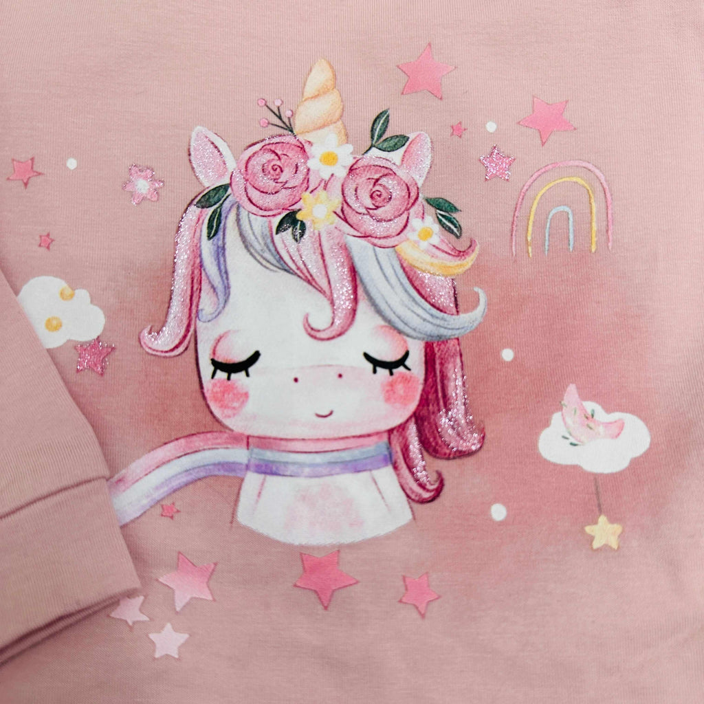 Maglia e leggings unicorno
