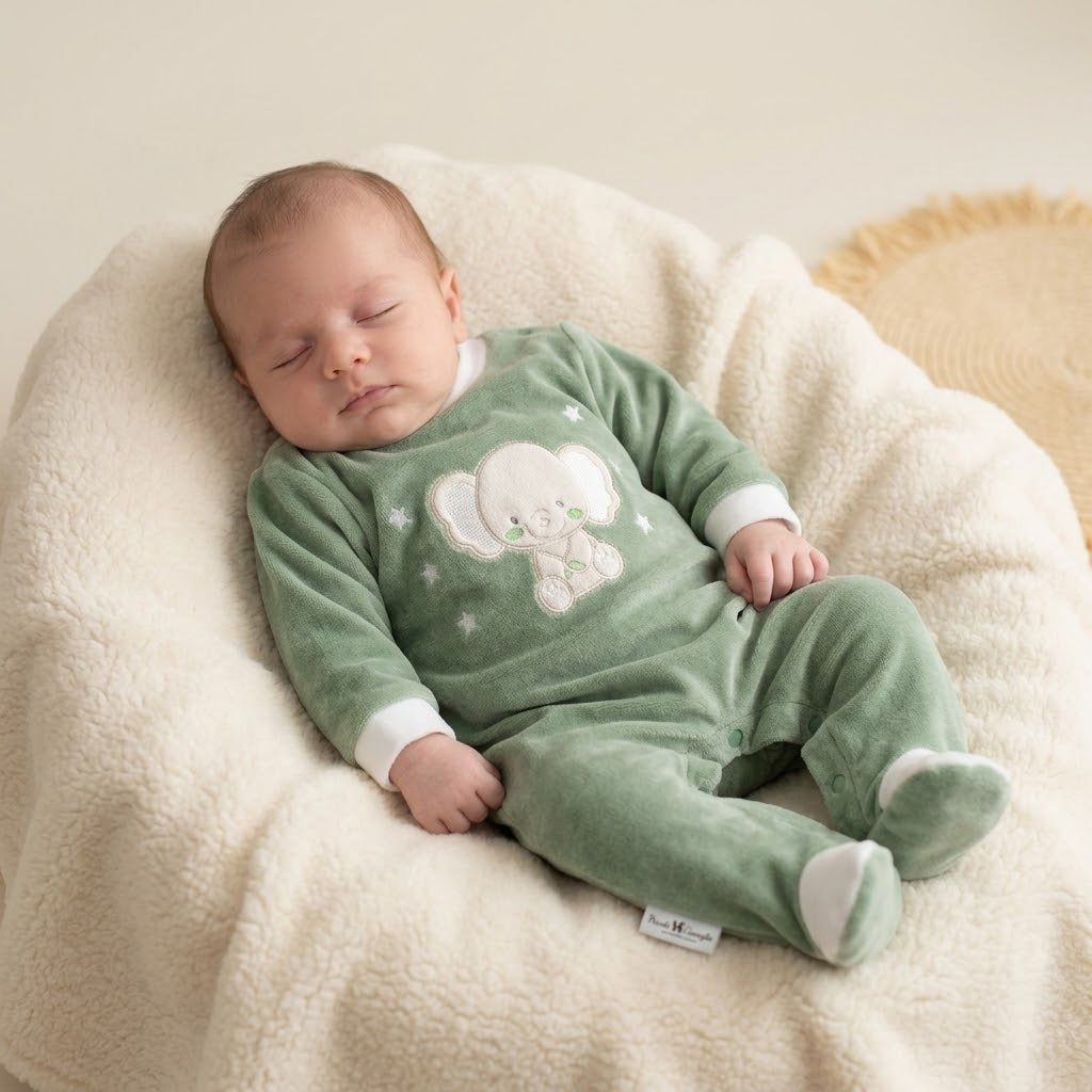 Tutina Ciniglia Elefante Battufolini  Verde B5481n