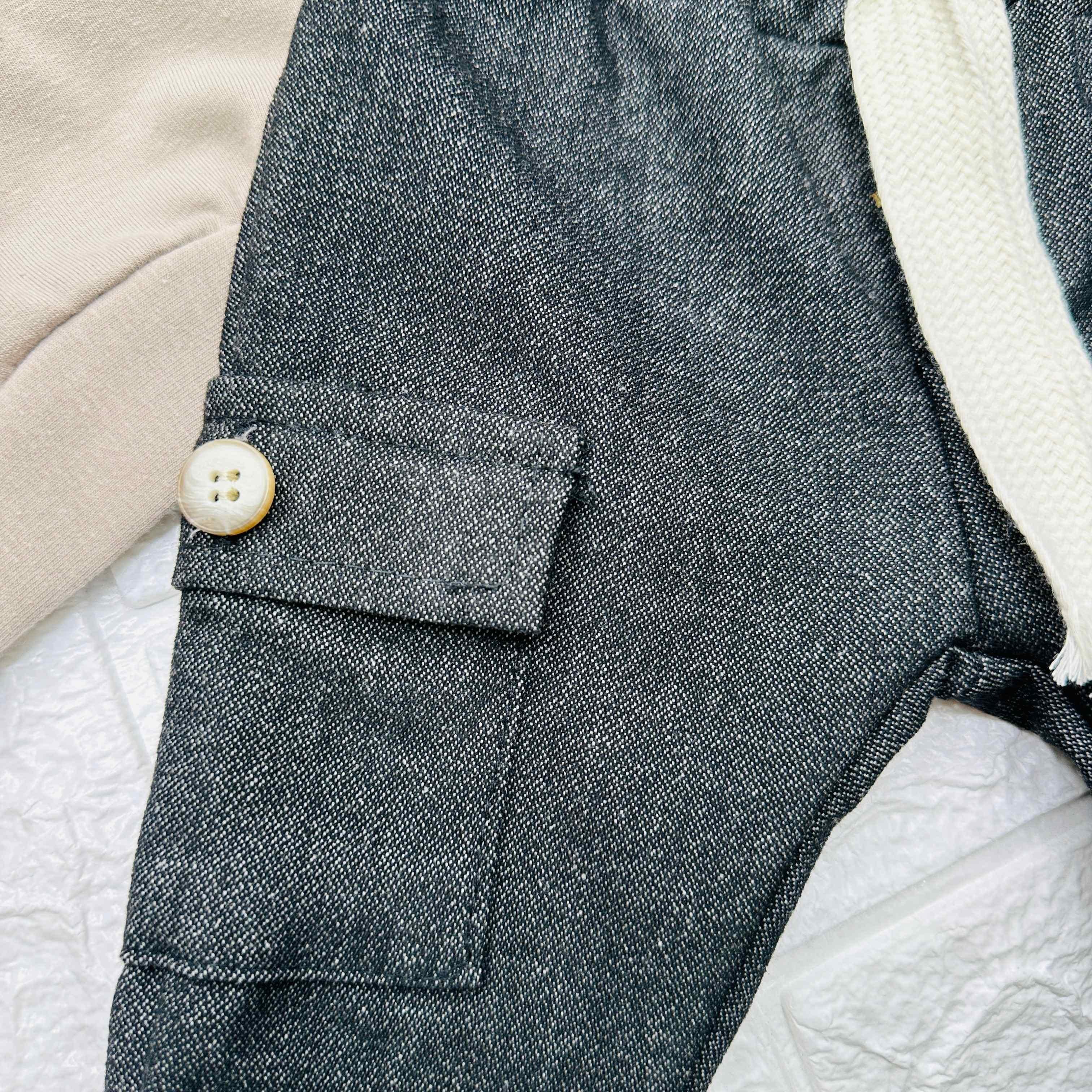 Completo jeans Felpa Bimbo
