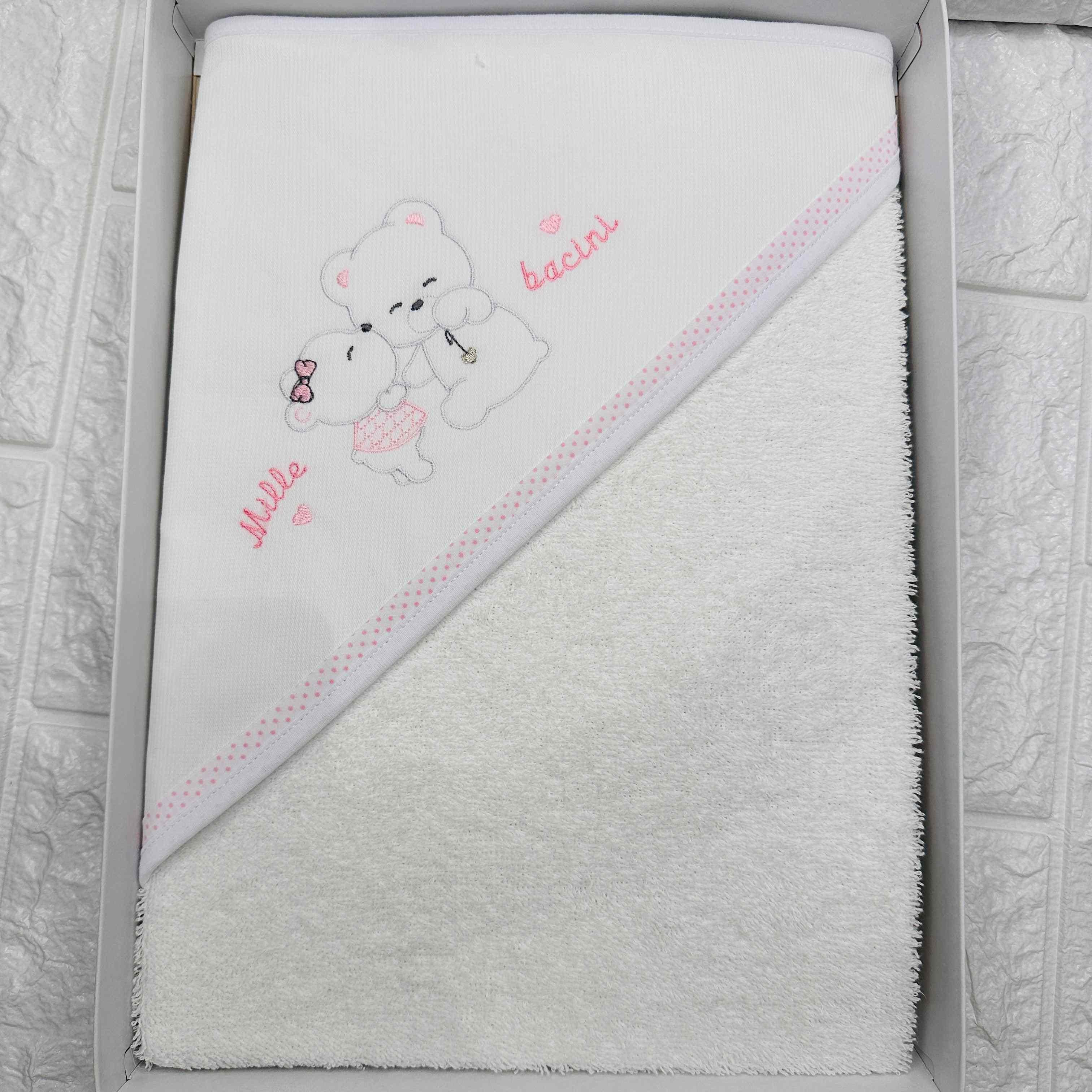 Accappatoio neonata Rosa ART AT001150