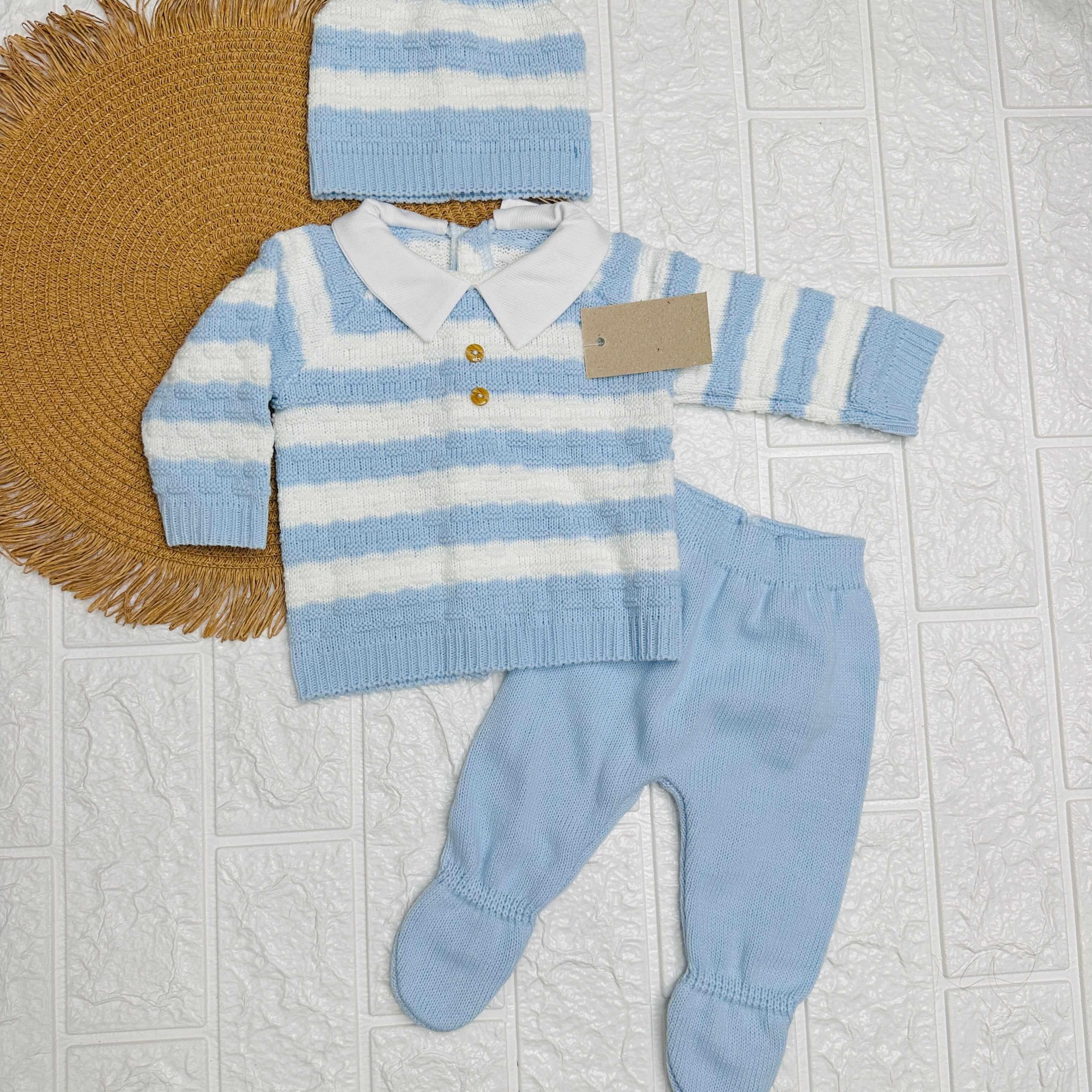 Completo celeste fasce 1104