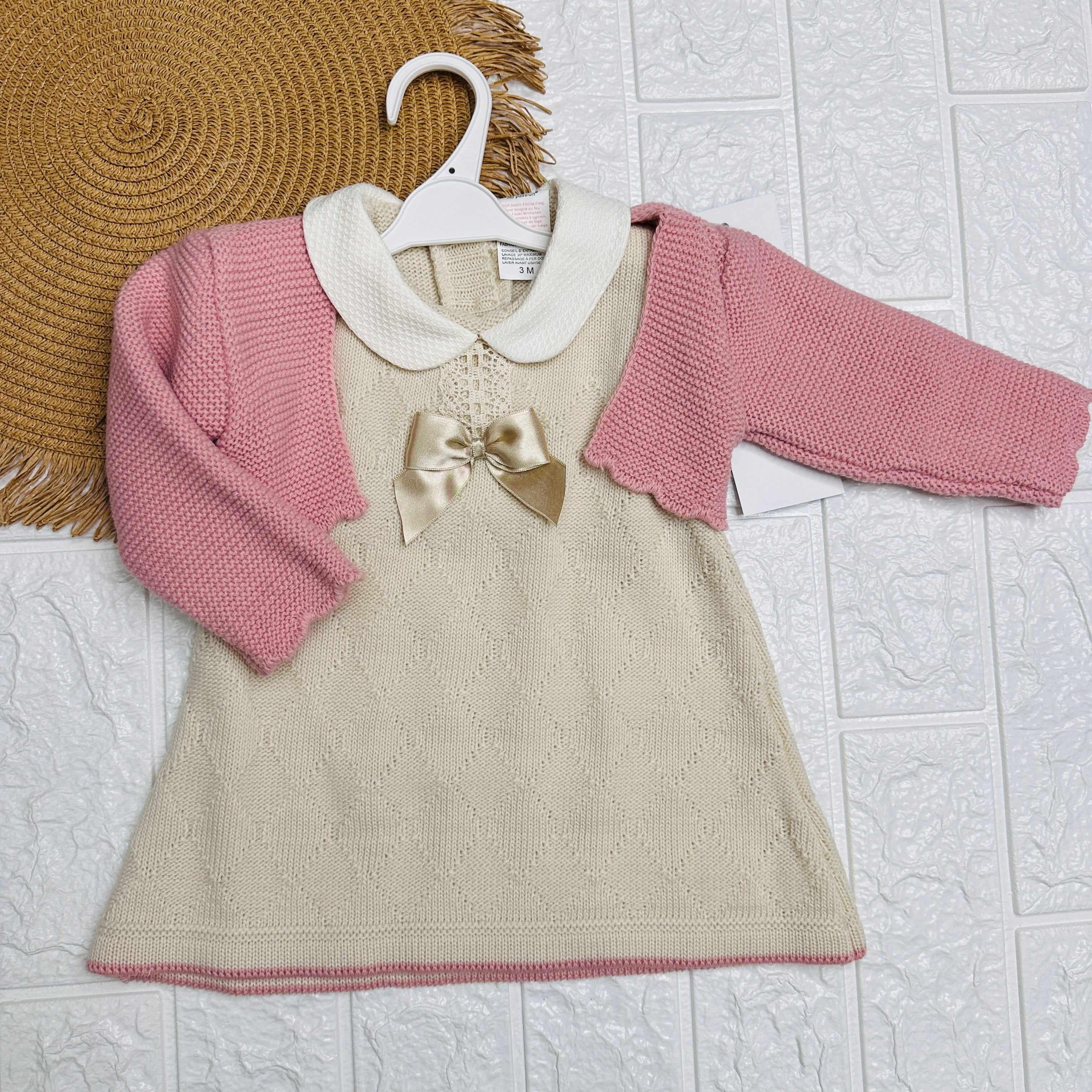 Vestitino Neonata Begie Filo