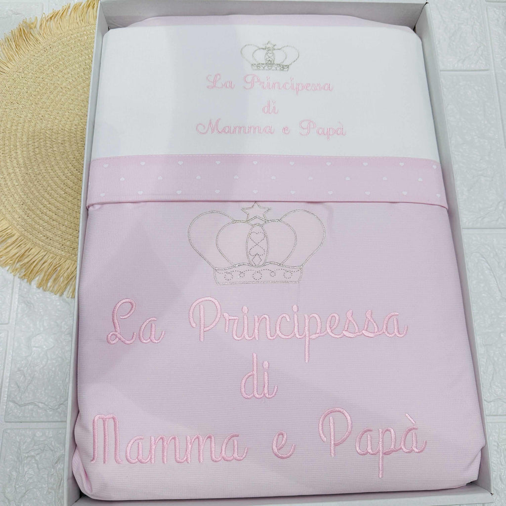 Set completo carrozzina principessa rosa