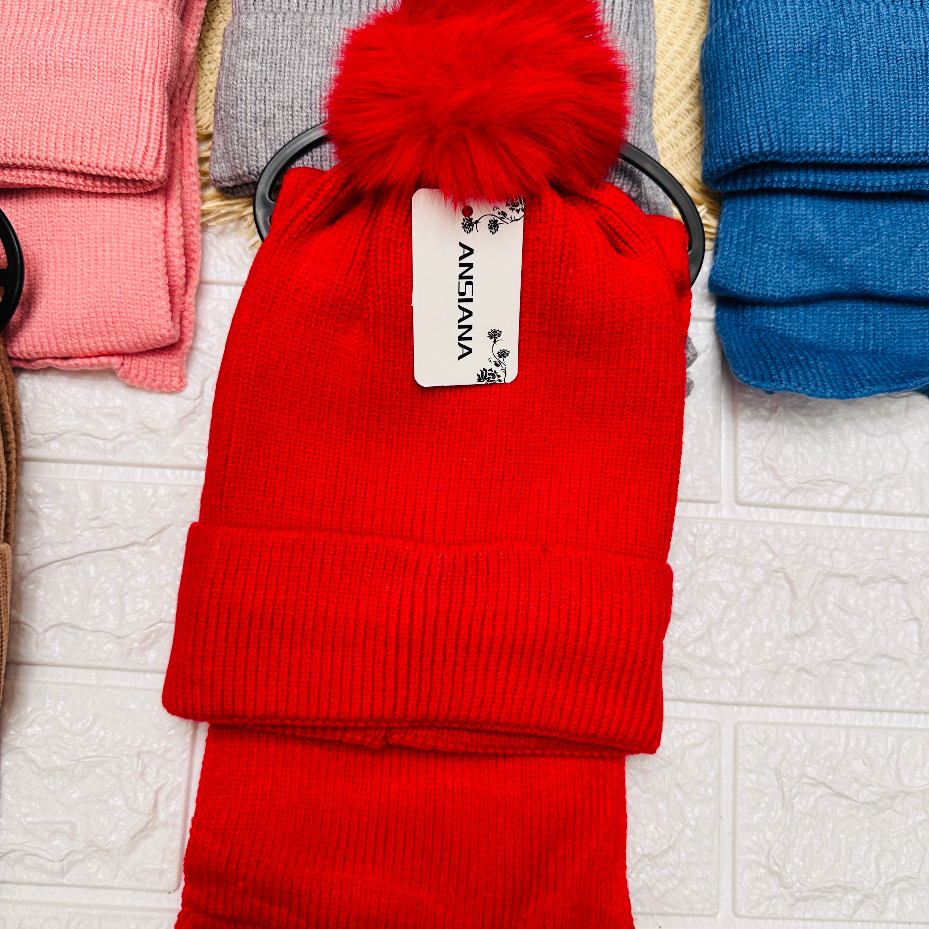 Cappello + sciarpa Righe 384268