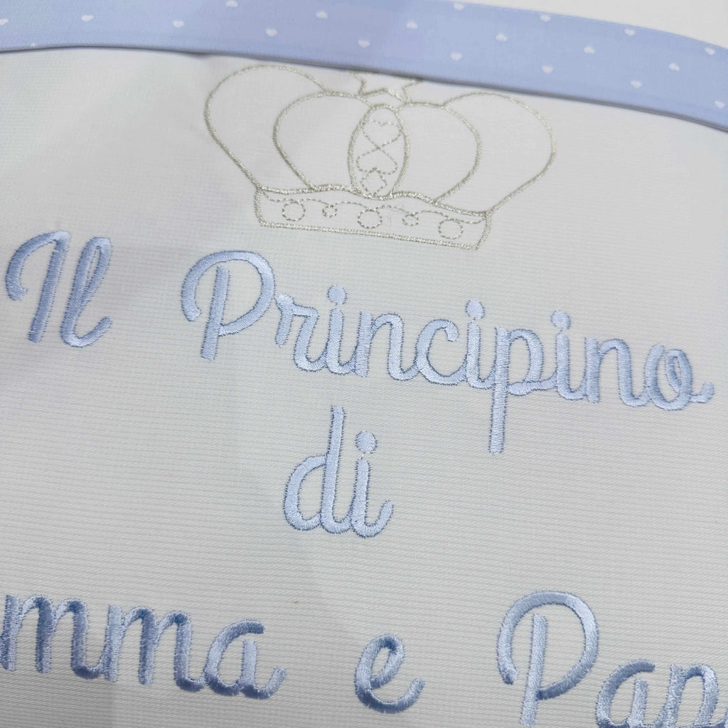 Set completo carrozzina principino Bianco