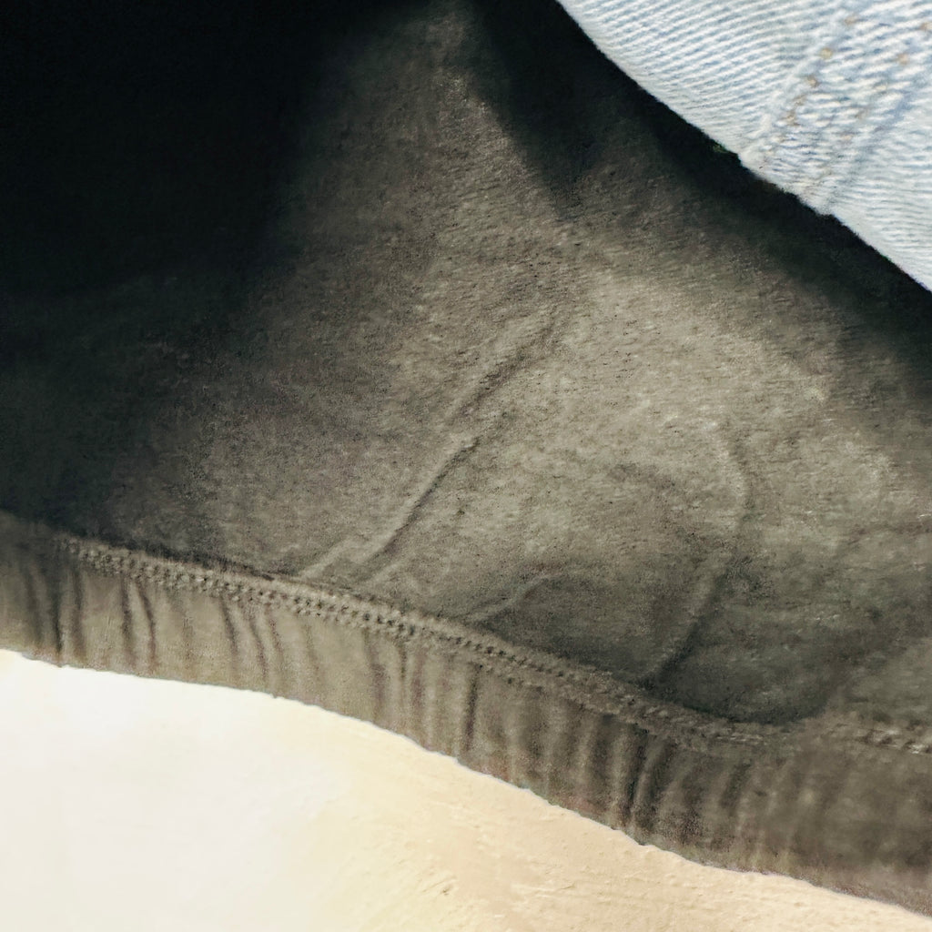 Tuta Style Denim nera Felpata
