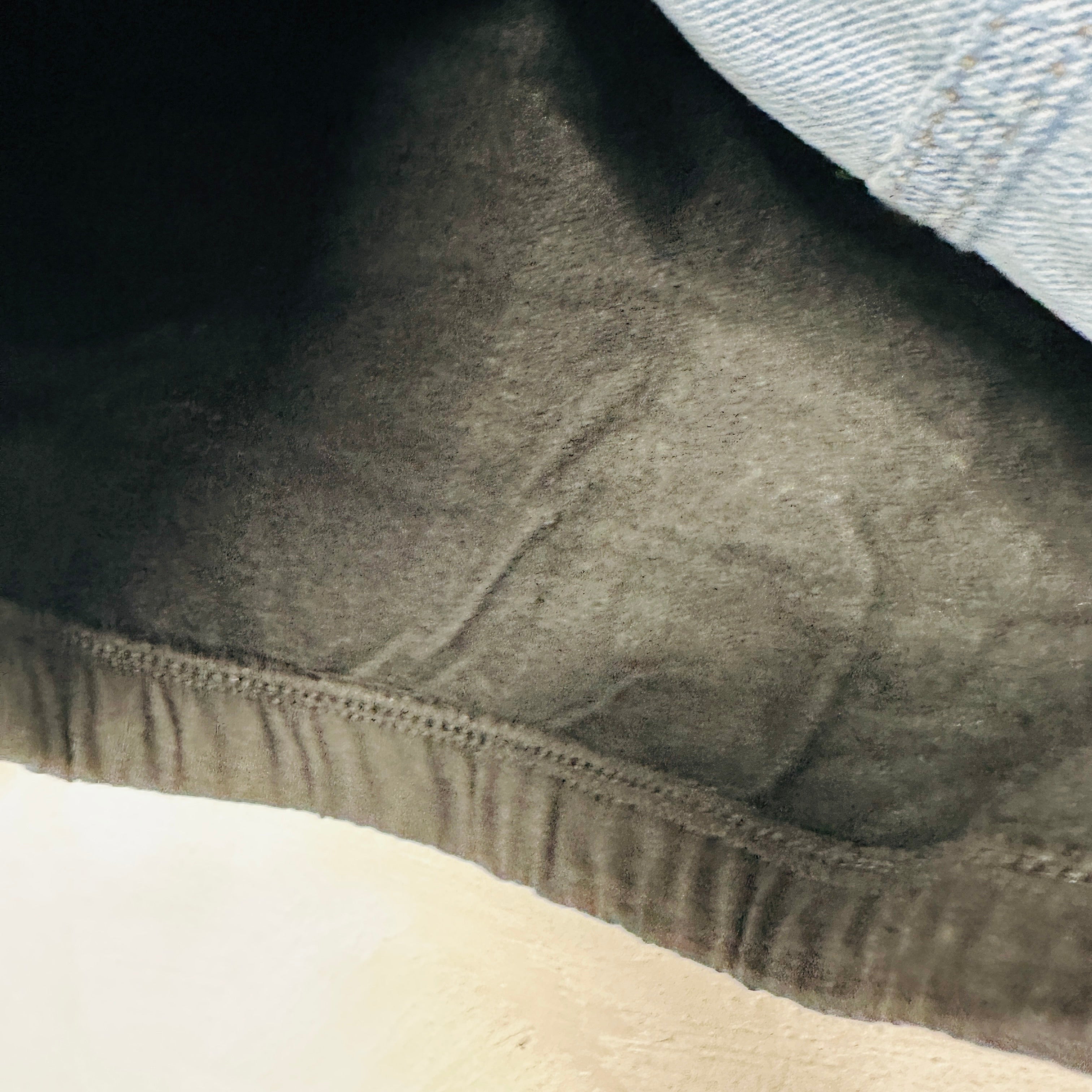 Tuta Style Denim nera Felpata