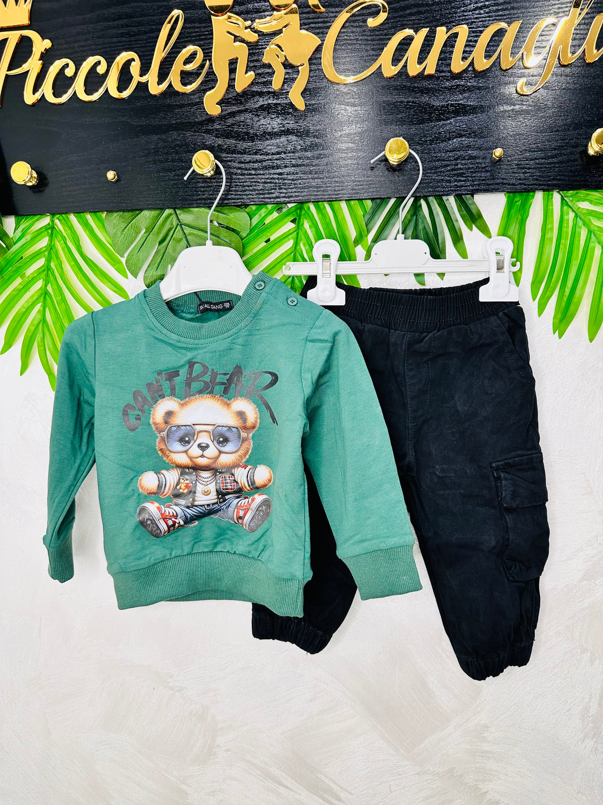 Completo Teddy Modaiolo Verde 9544