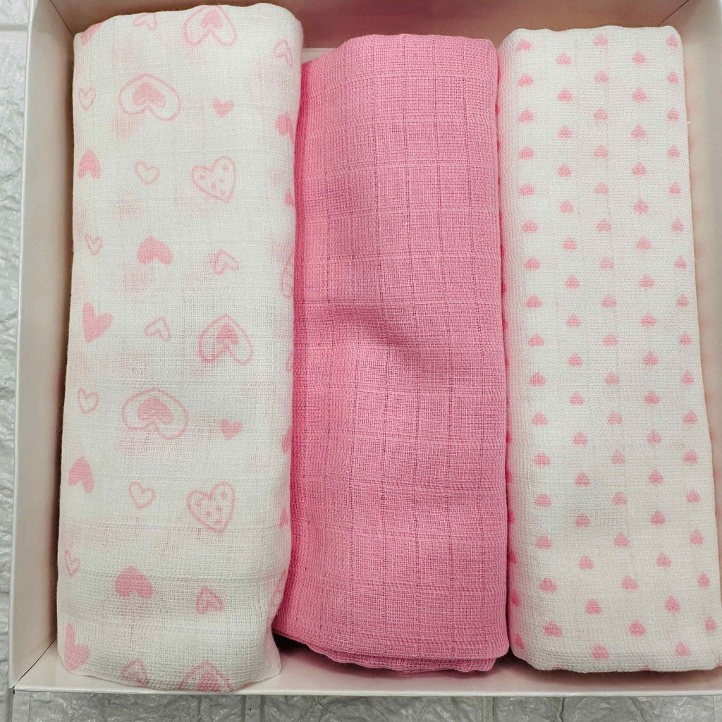 Asciugamani delicati rosa