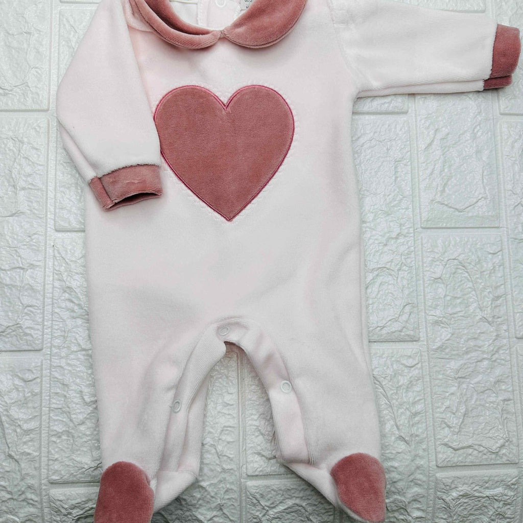 Tutina ciniglia Cuore rosa 30405
