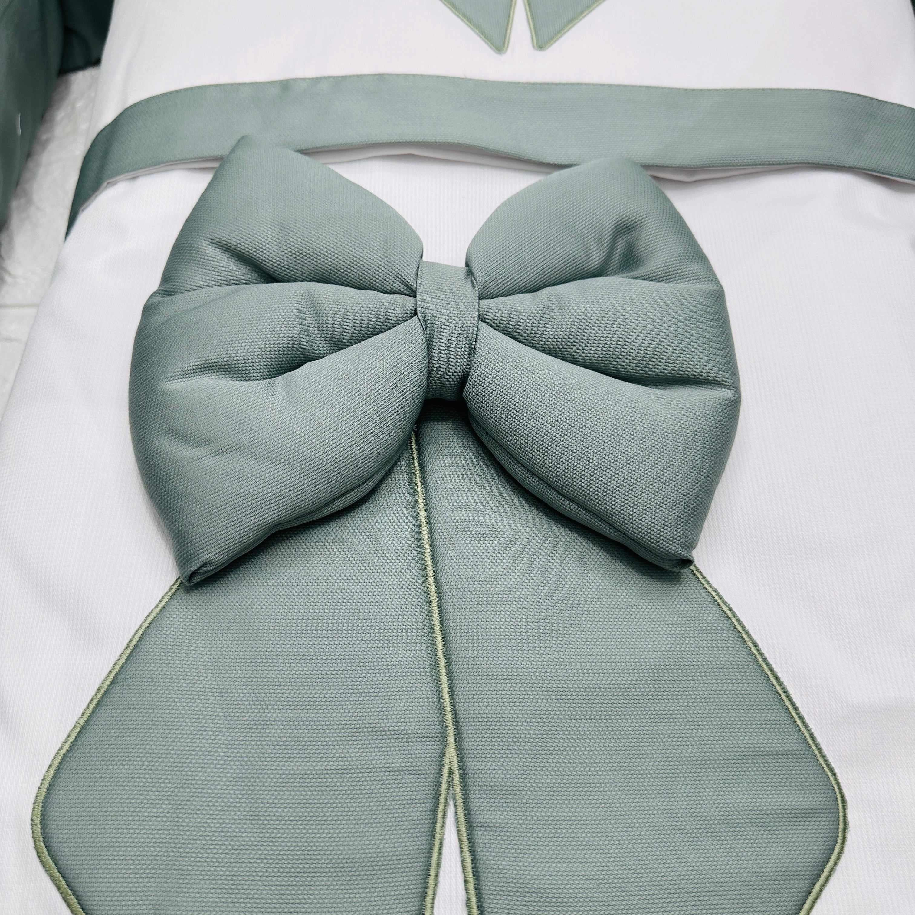 Set completo culla fiocco verde