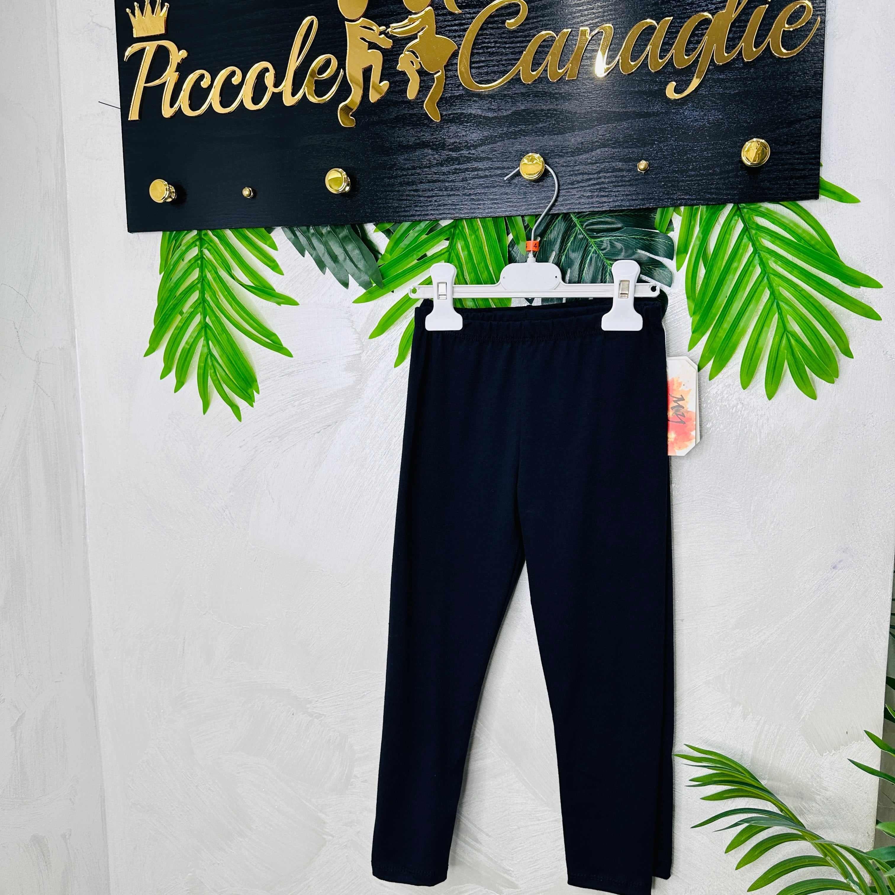 Leggins Blu Cotone