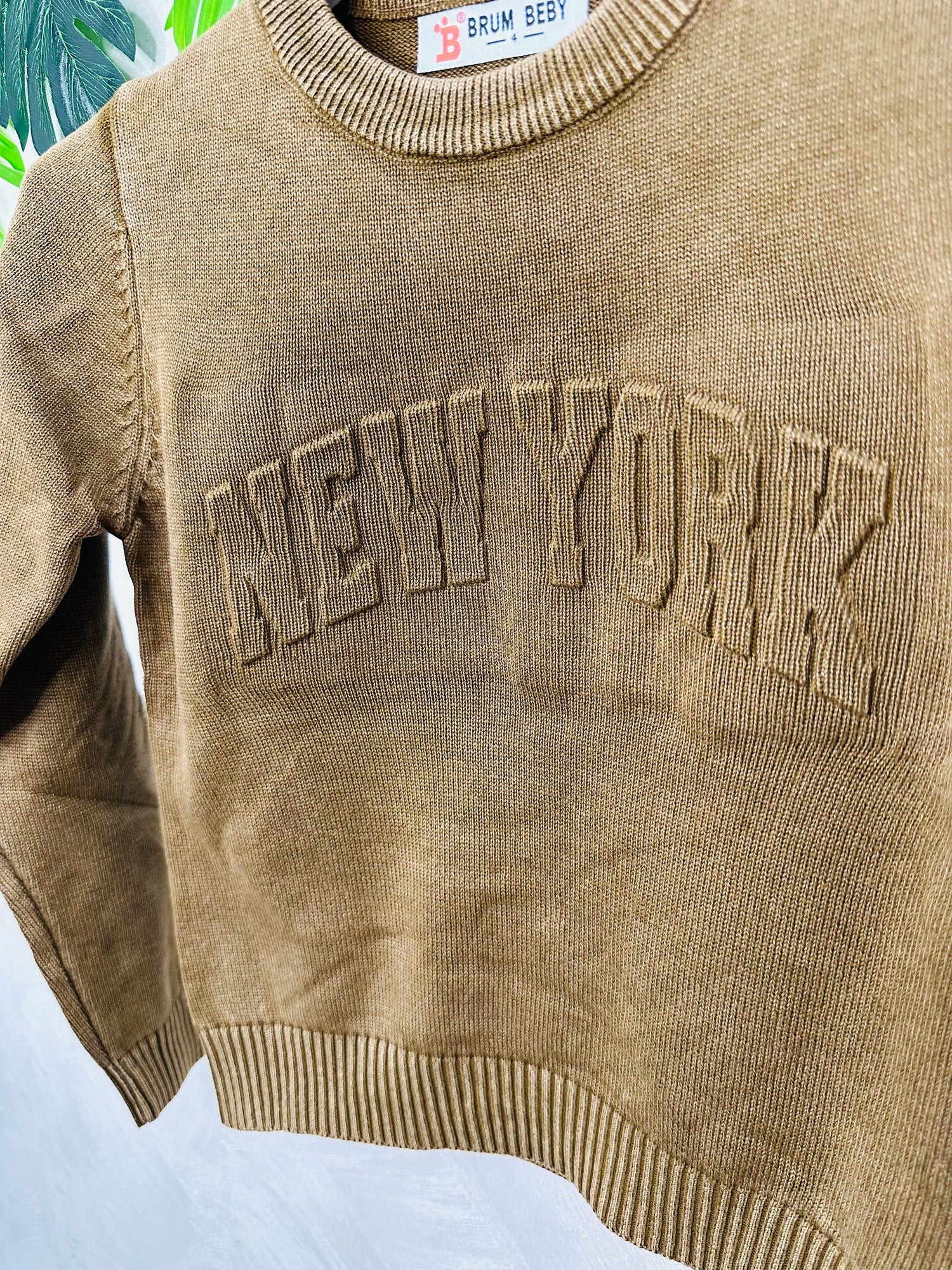 Maglioncino Filo New York Biscotto Nt3006