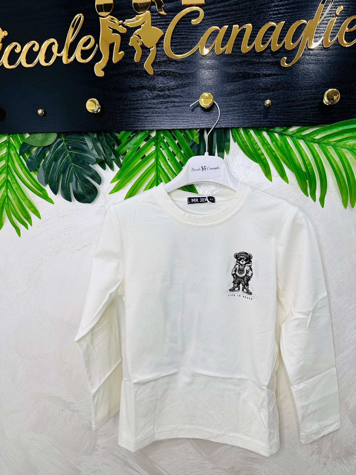 Maglia Orsetto Rapper Panna Zy380