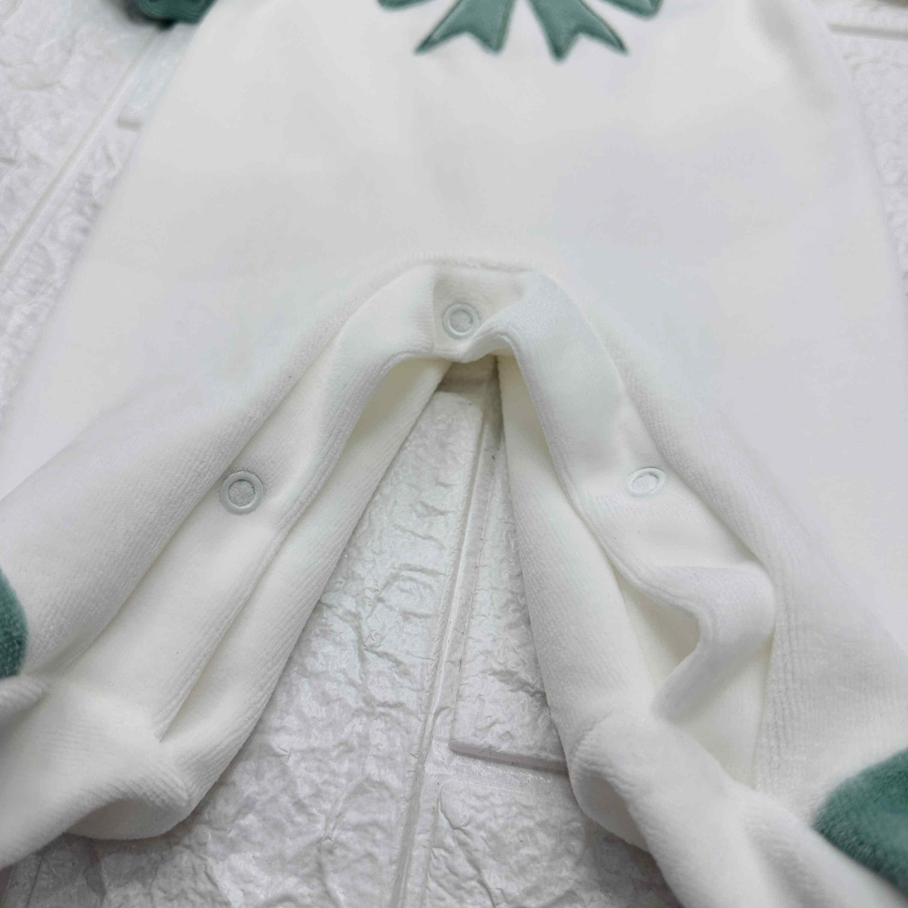 Tutina ciniglia fiocco Verde 30413