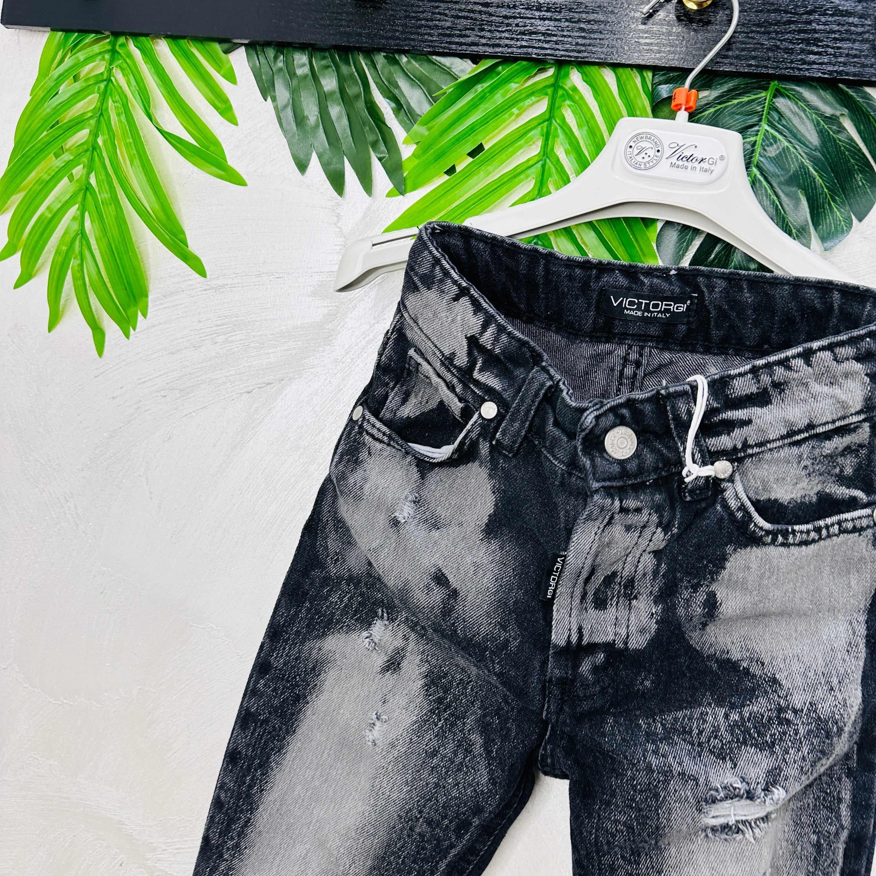 Jeans Slavato Nero