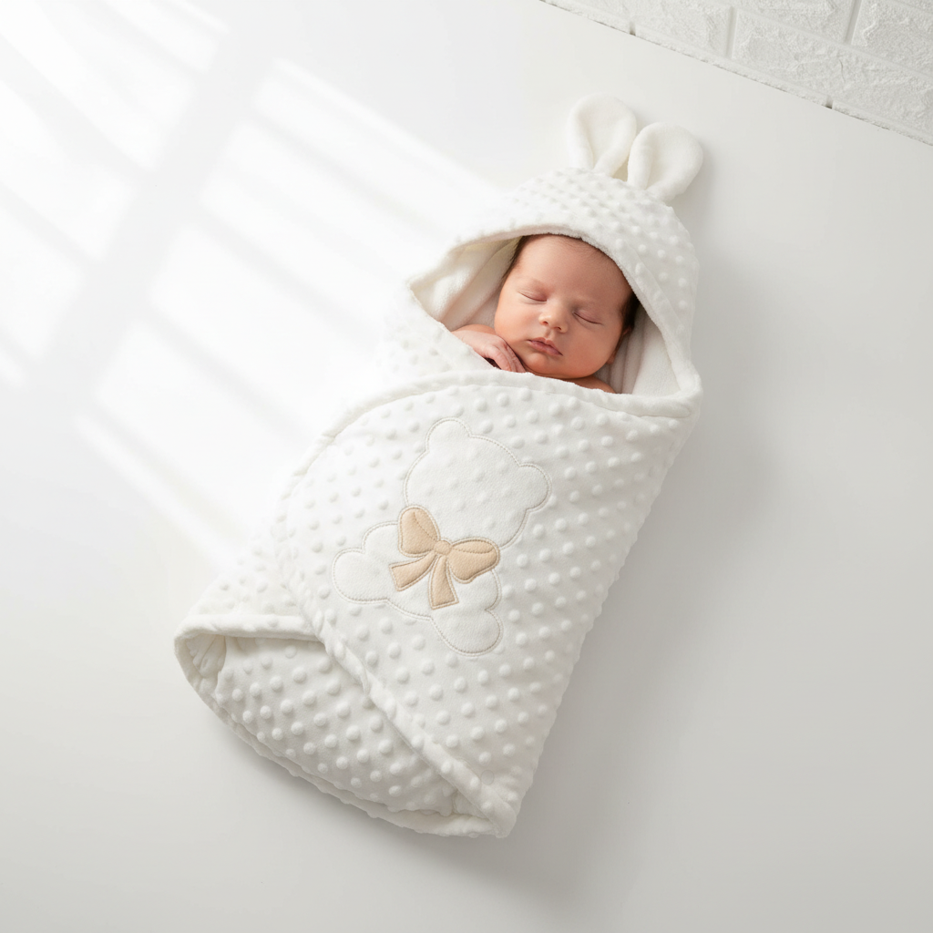 Baby Sacco Orso Fiocchetto Dis. 1amore Panna 5794