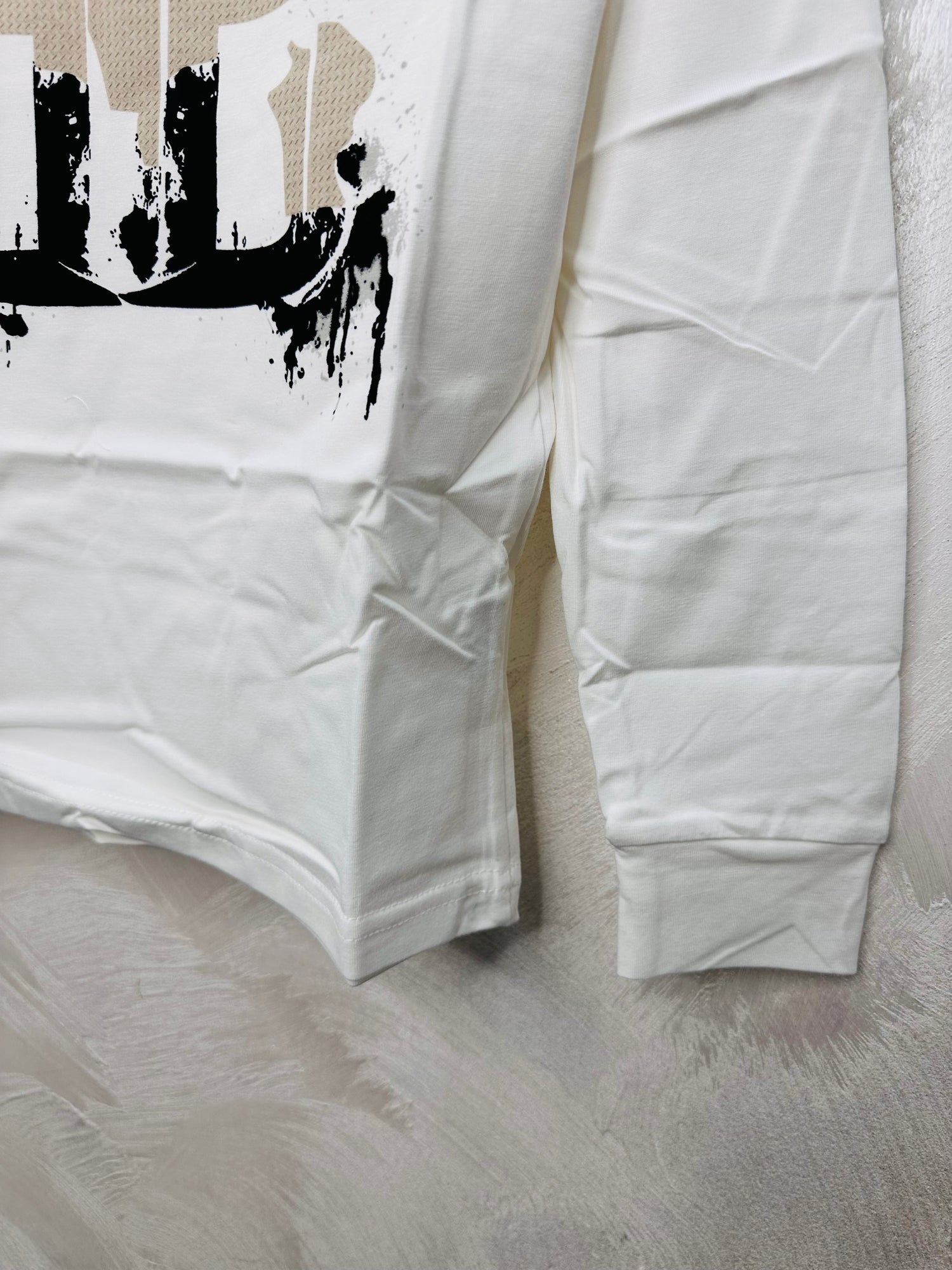 Maglia Con Polsini Bianca  Maschietto Style P6190