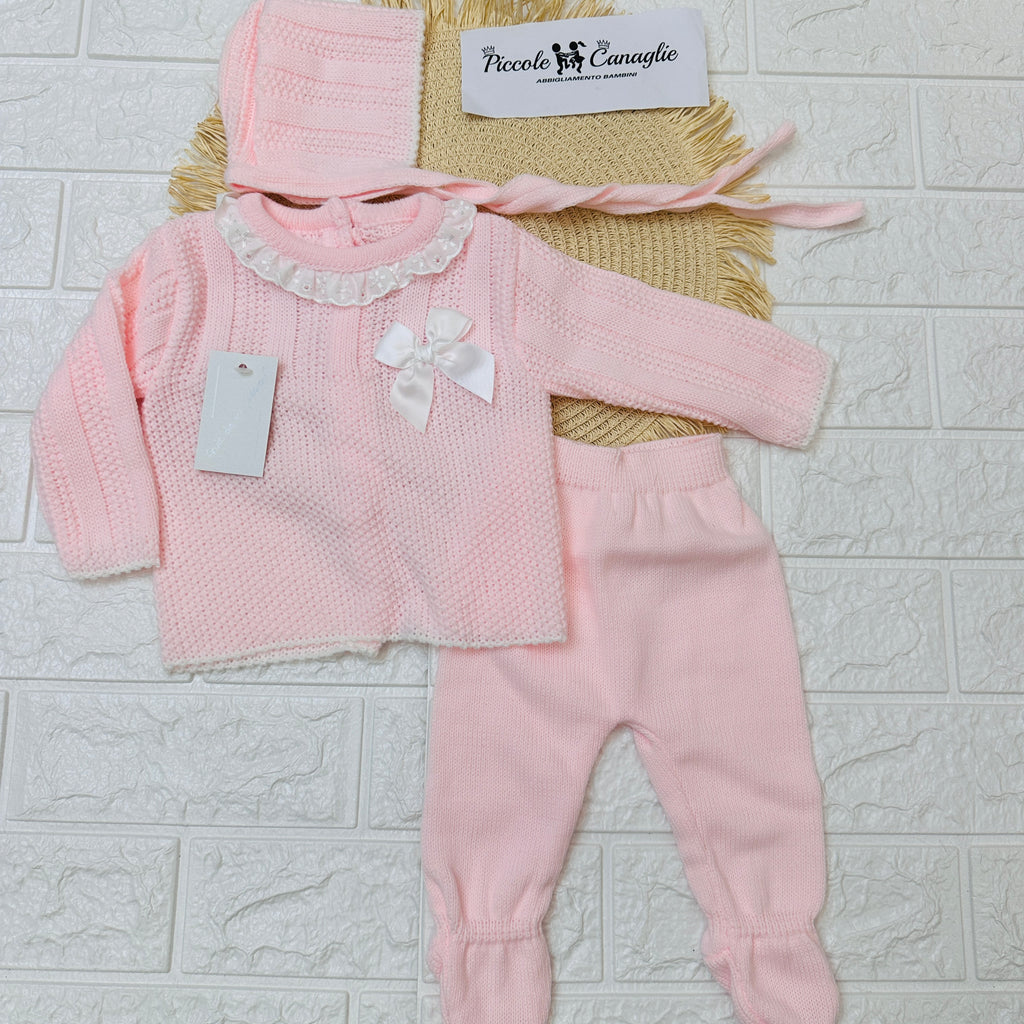 Completo 0-3 rosa mesi 1585