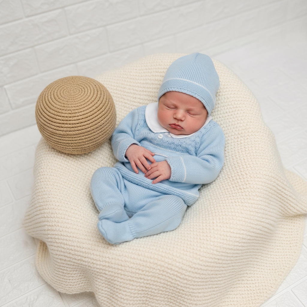 Completo 0-3 mesi celeste 1596