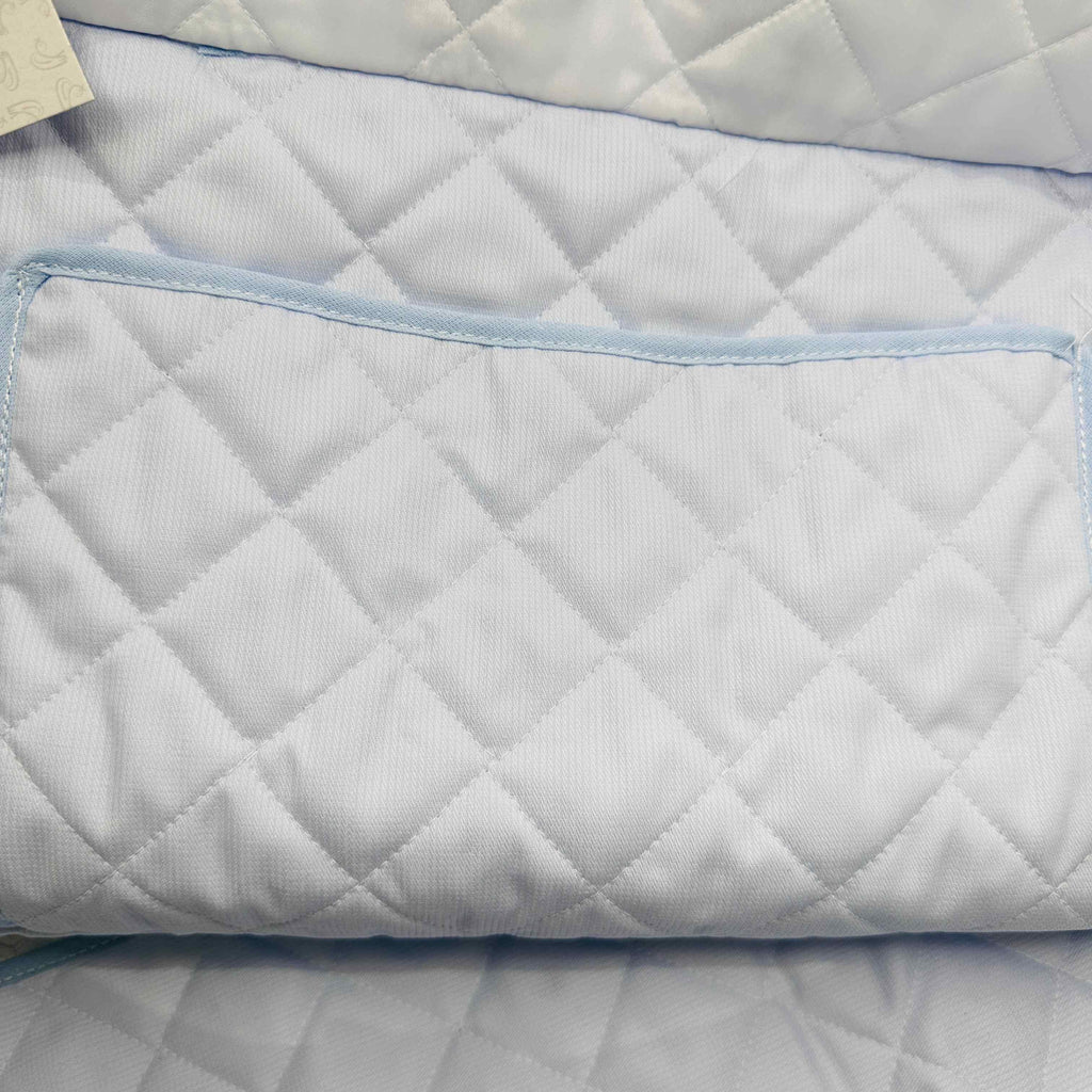 Borsa Nascita Fiocco celeste              dim 45x30x18