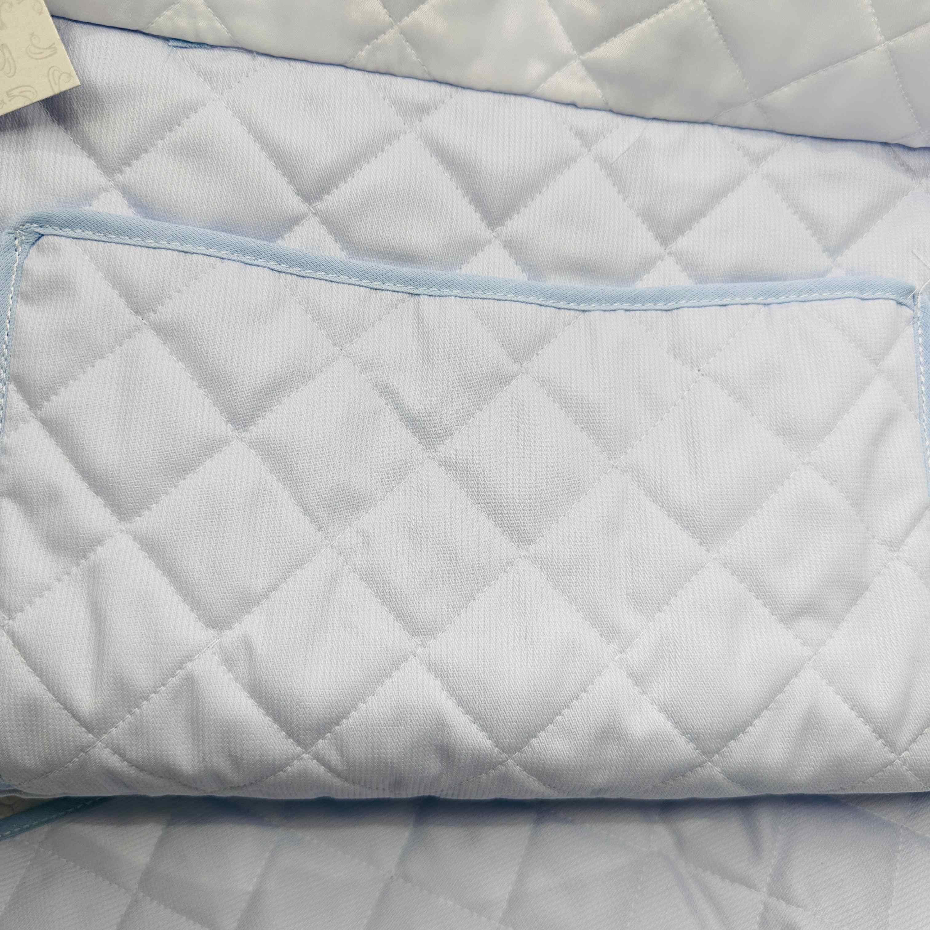 Borsa Nascita Fiocco celeste              dim 45x30x18