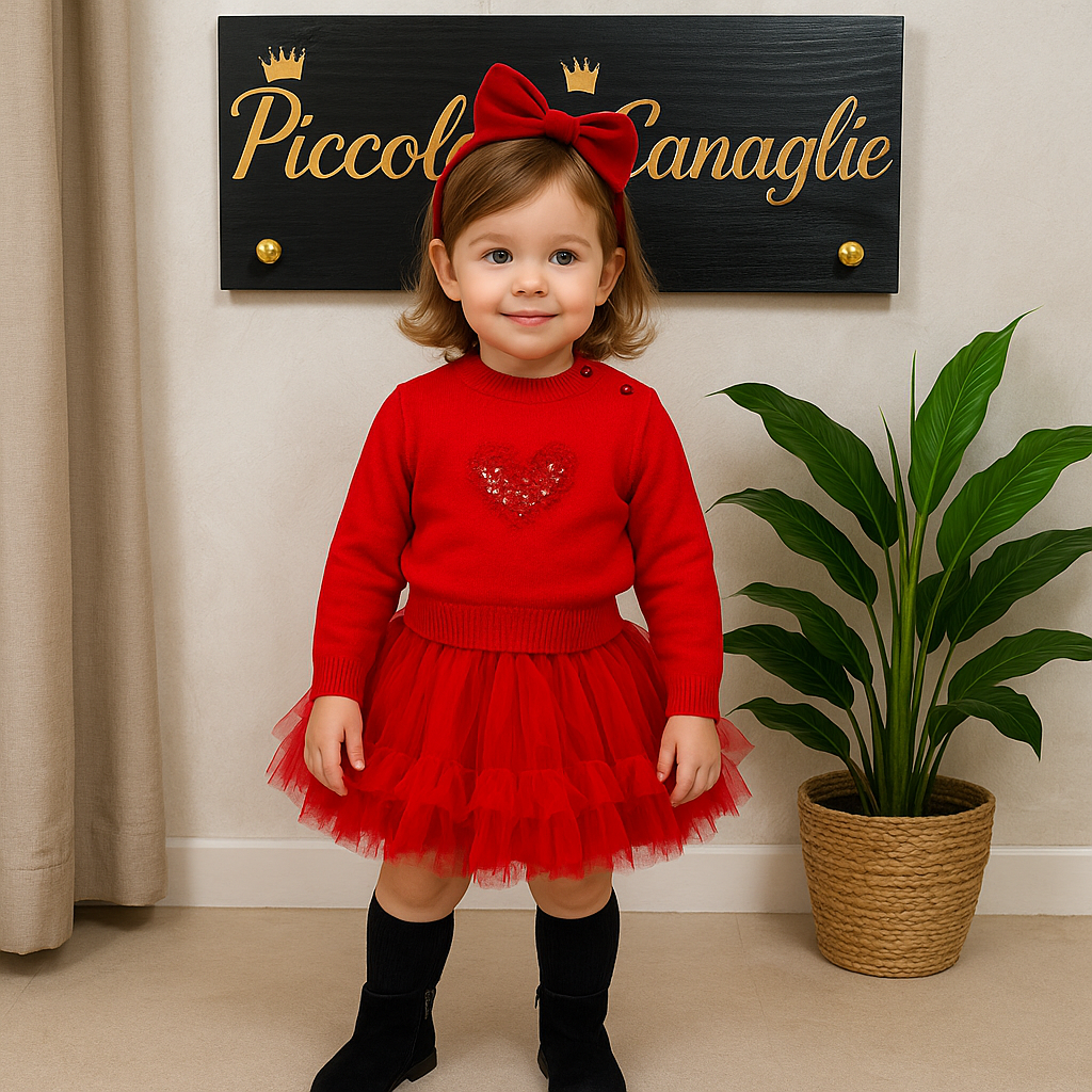 Completo Cuore Rosso