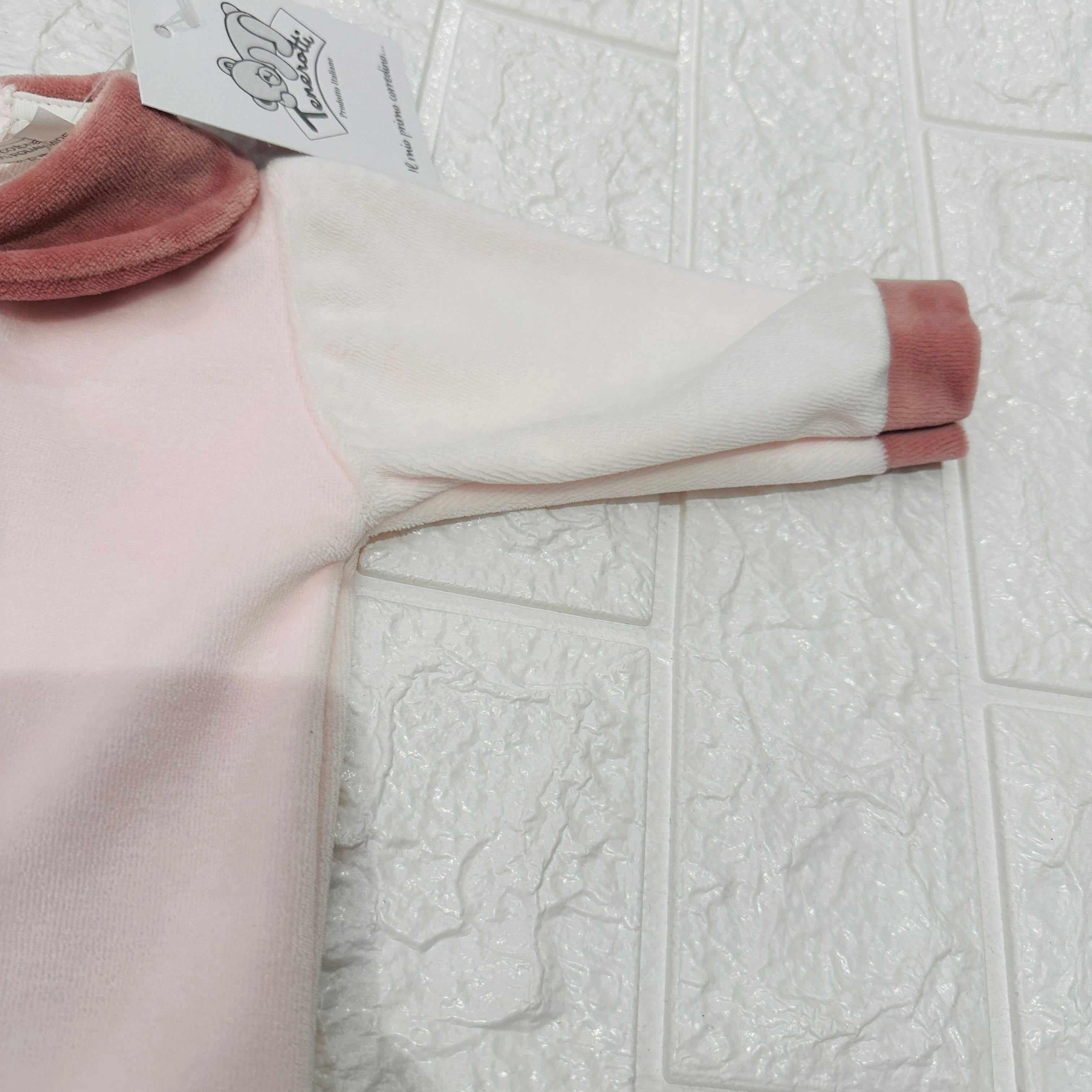 Tutina ciniglia orsetta rosa 30409