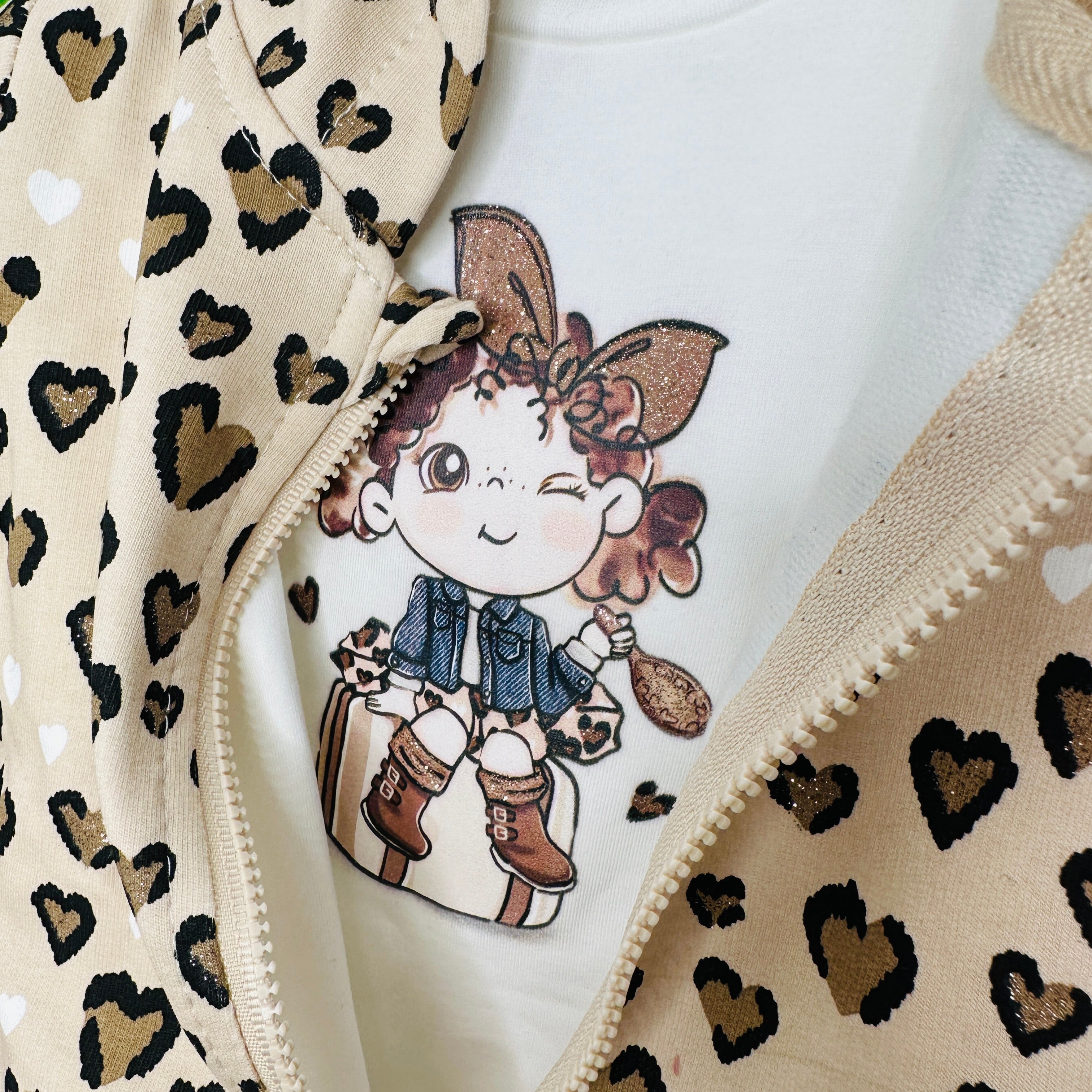 Tuta BabyLeopard Begie