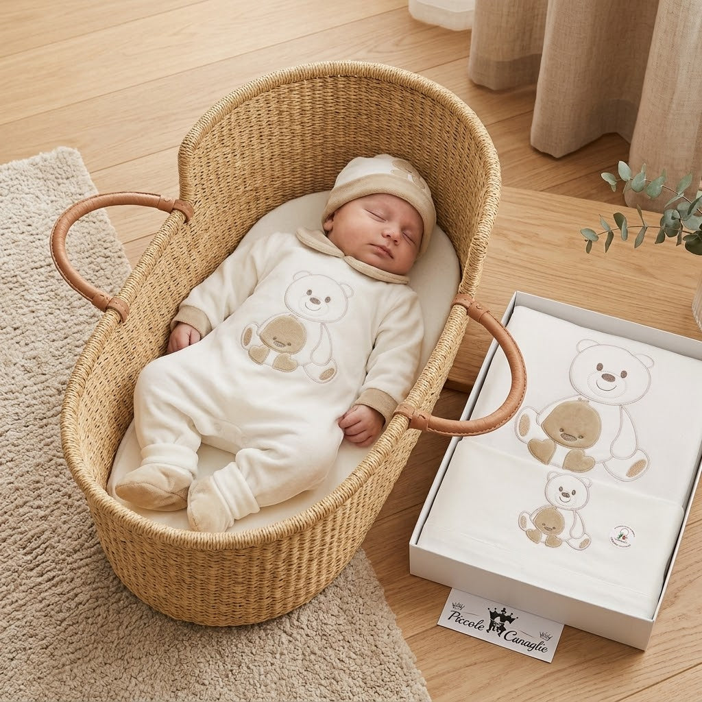 Set Nascita Ciniglia Orso Paperotto Tenero  35514